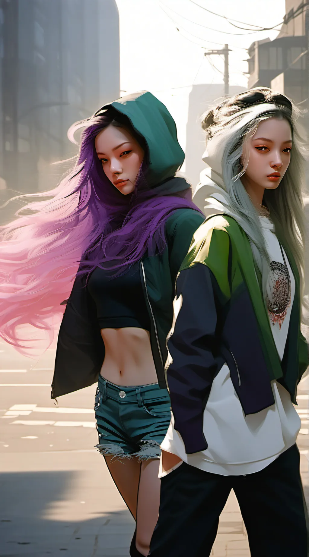 ai character: Teen Titans background