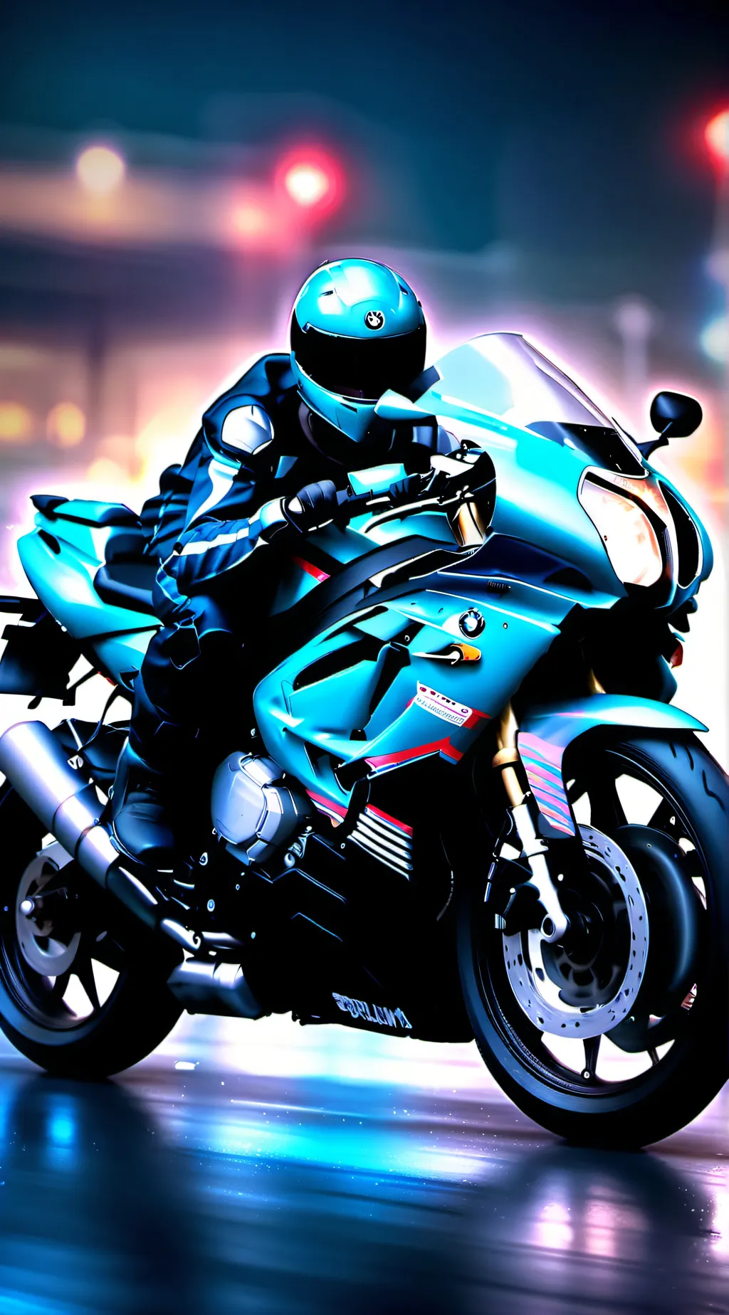 ai character: Motorcycle thingey background