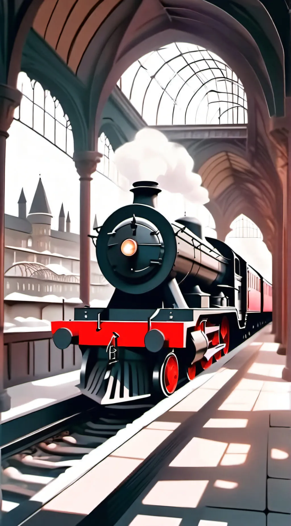 ai character: Hogwarts ExpressHP background