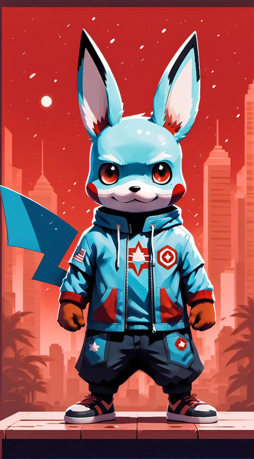 ai character: pikas brother  background