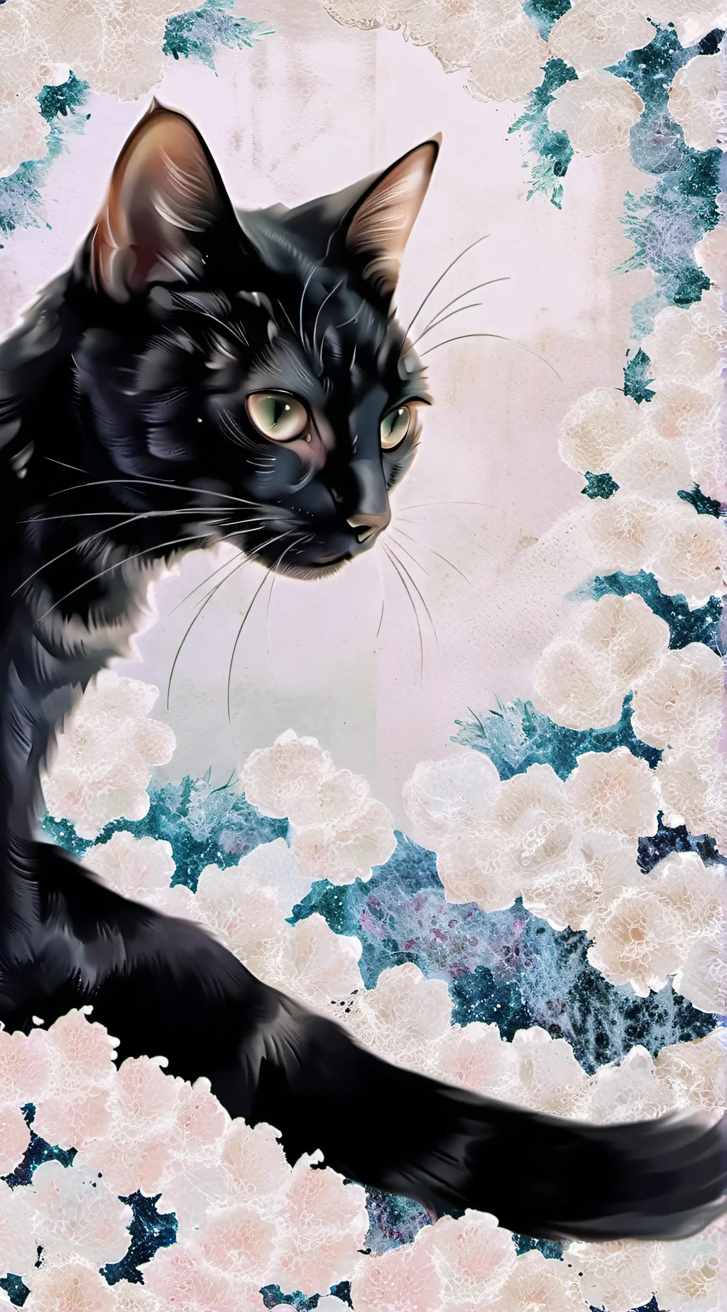 ai character: homeless kitty background
