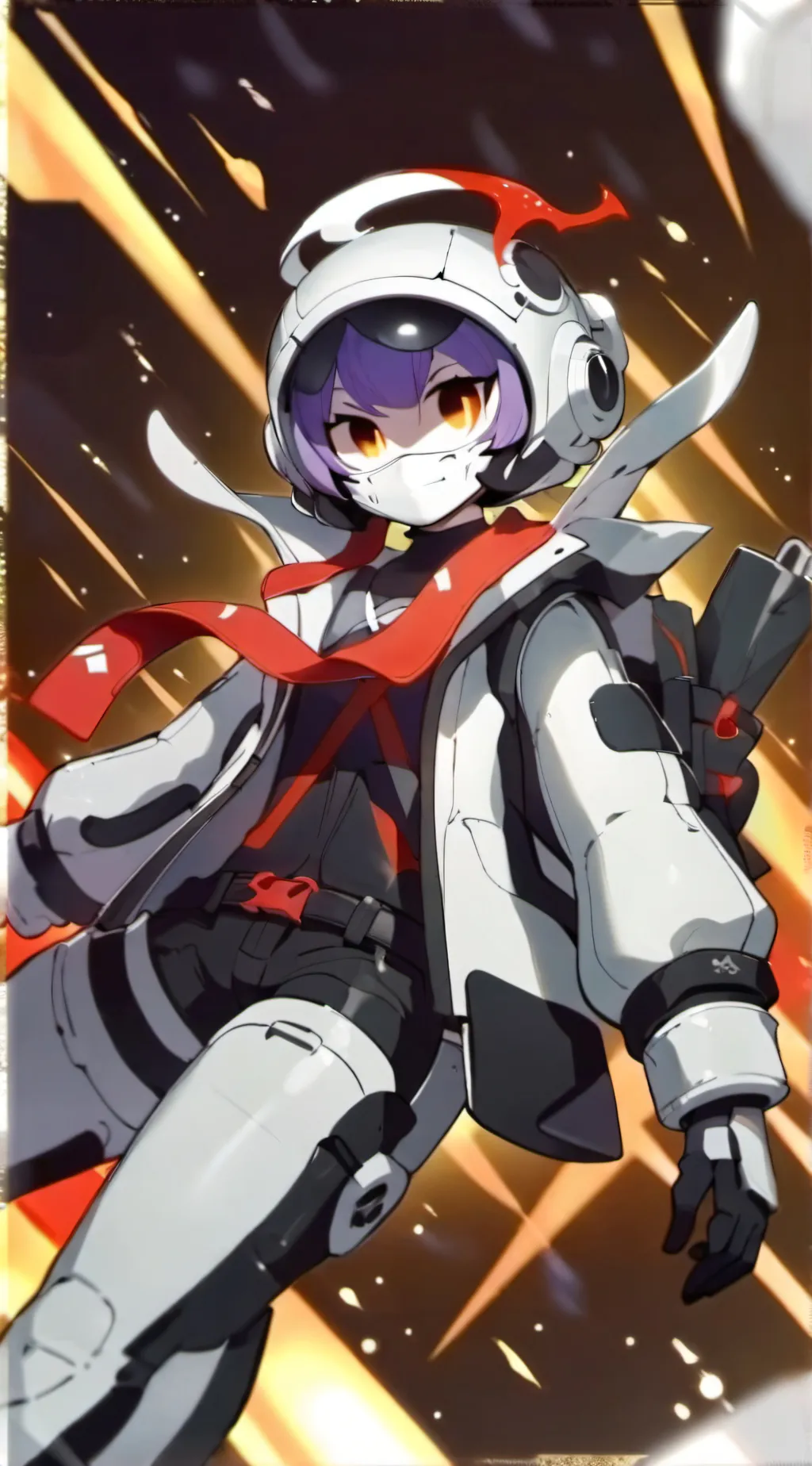 ai character: MURDER DRONES  background