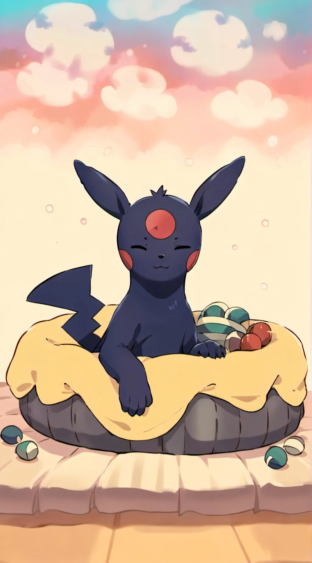 ai character: umbreon background