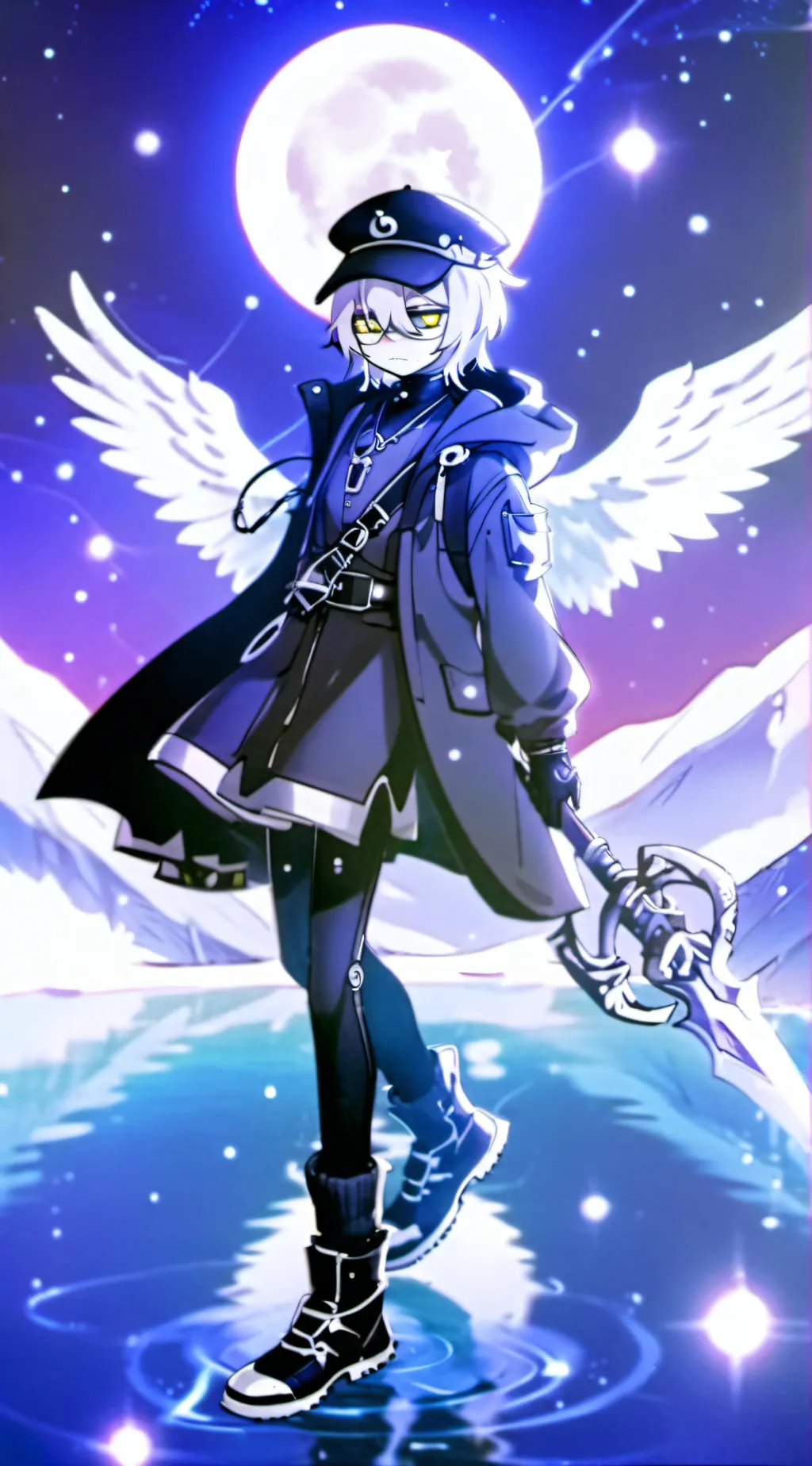 ai character: FPE in MD background