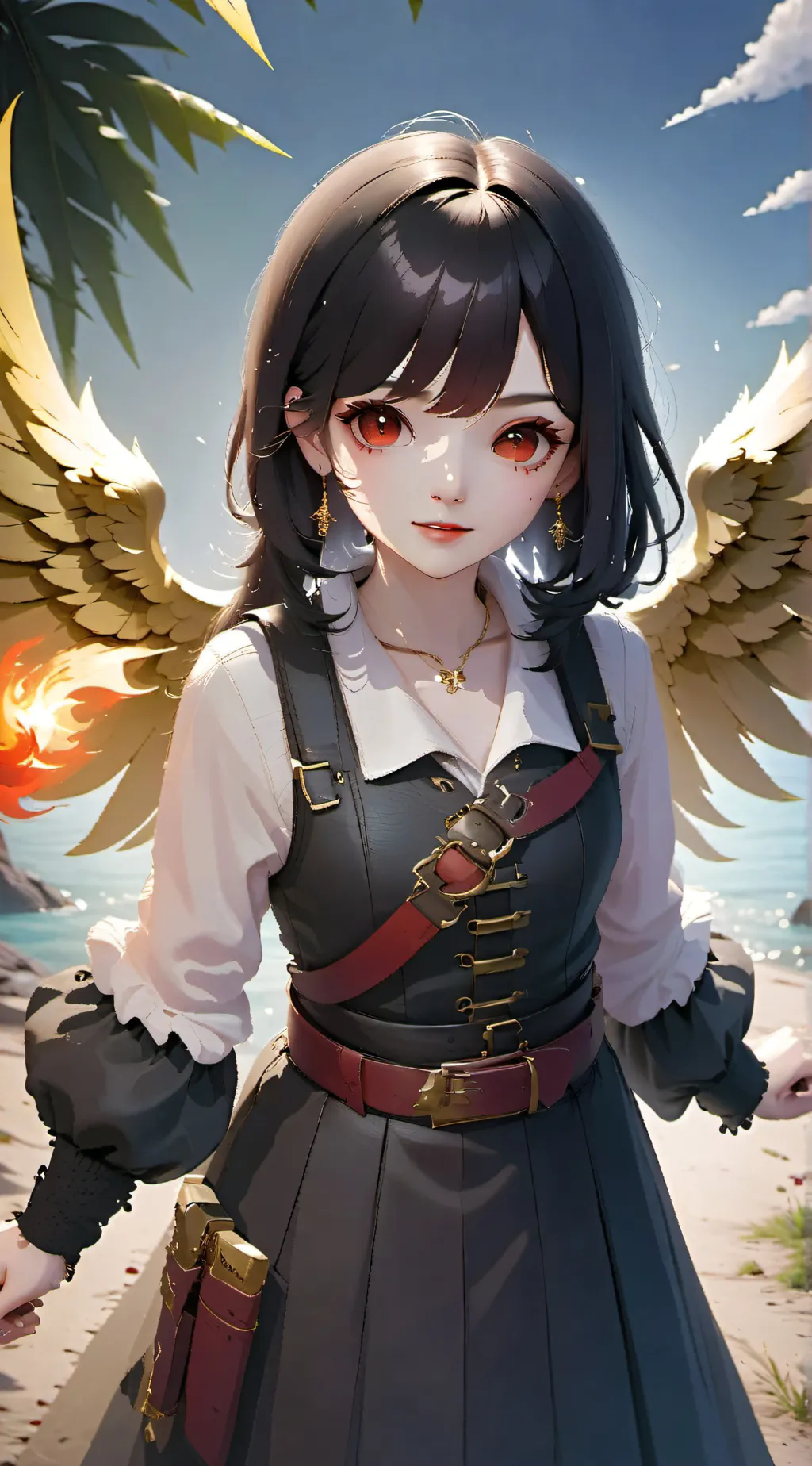 ai character: Fantasy x mha background