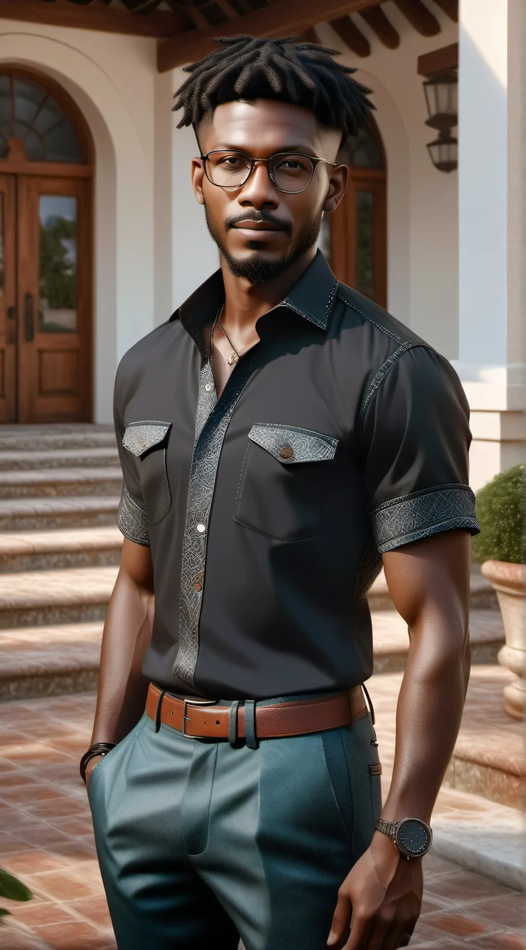 ai character: devon background
