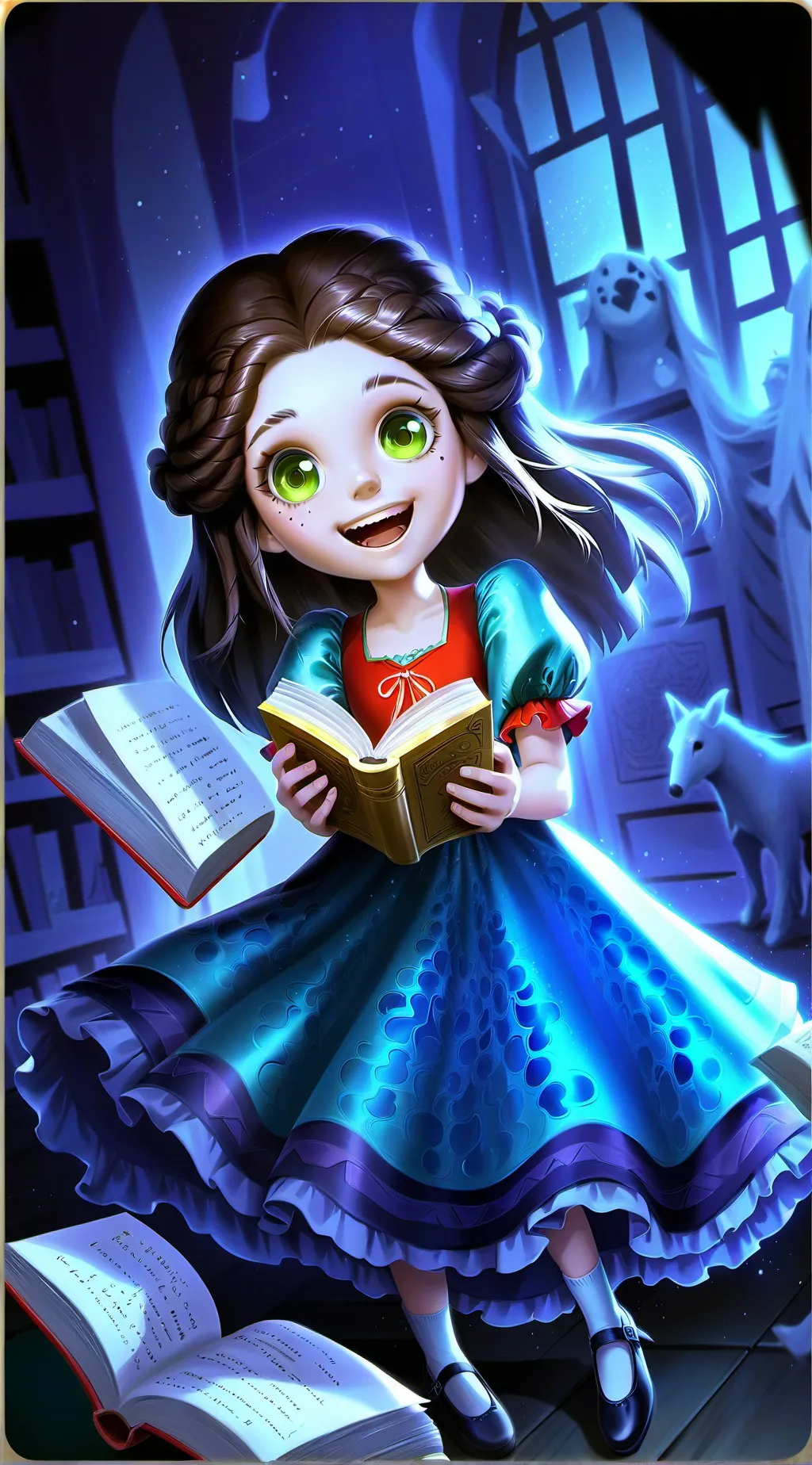 ai character: Hazel Potter  background