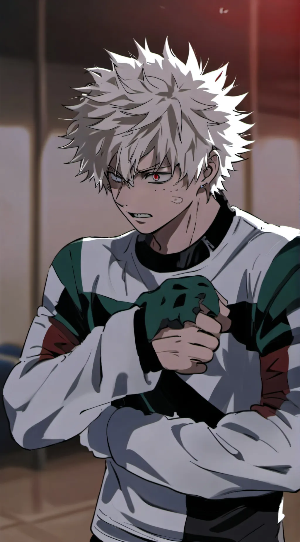 ai character: Bakugo background
