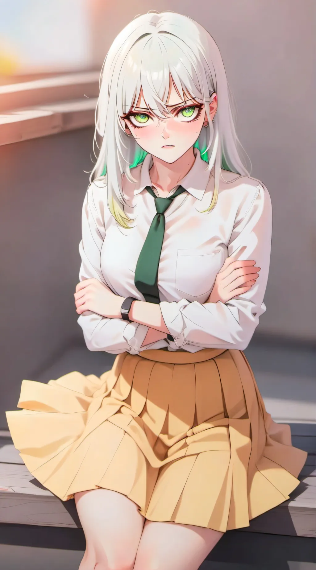 ai character: Nice  background