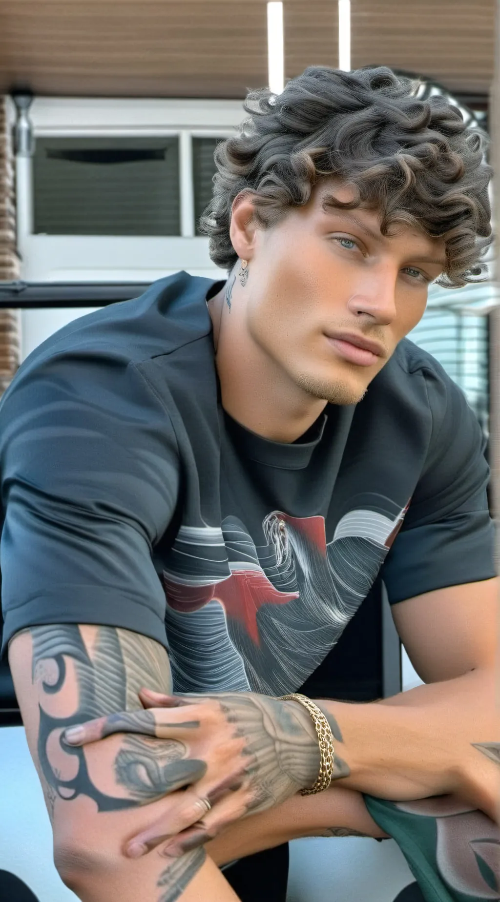 ai character: Ace Akers  background