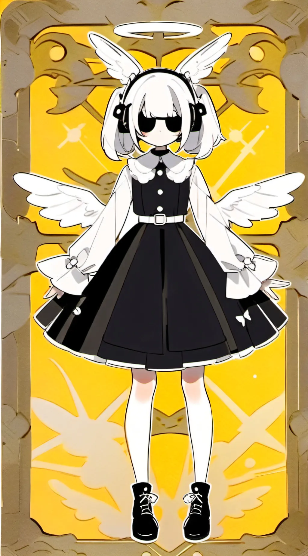 ai character: J murder drones background