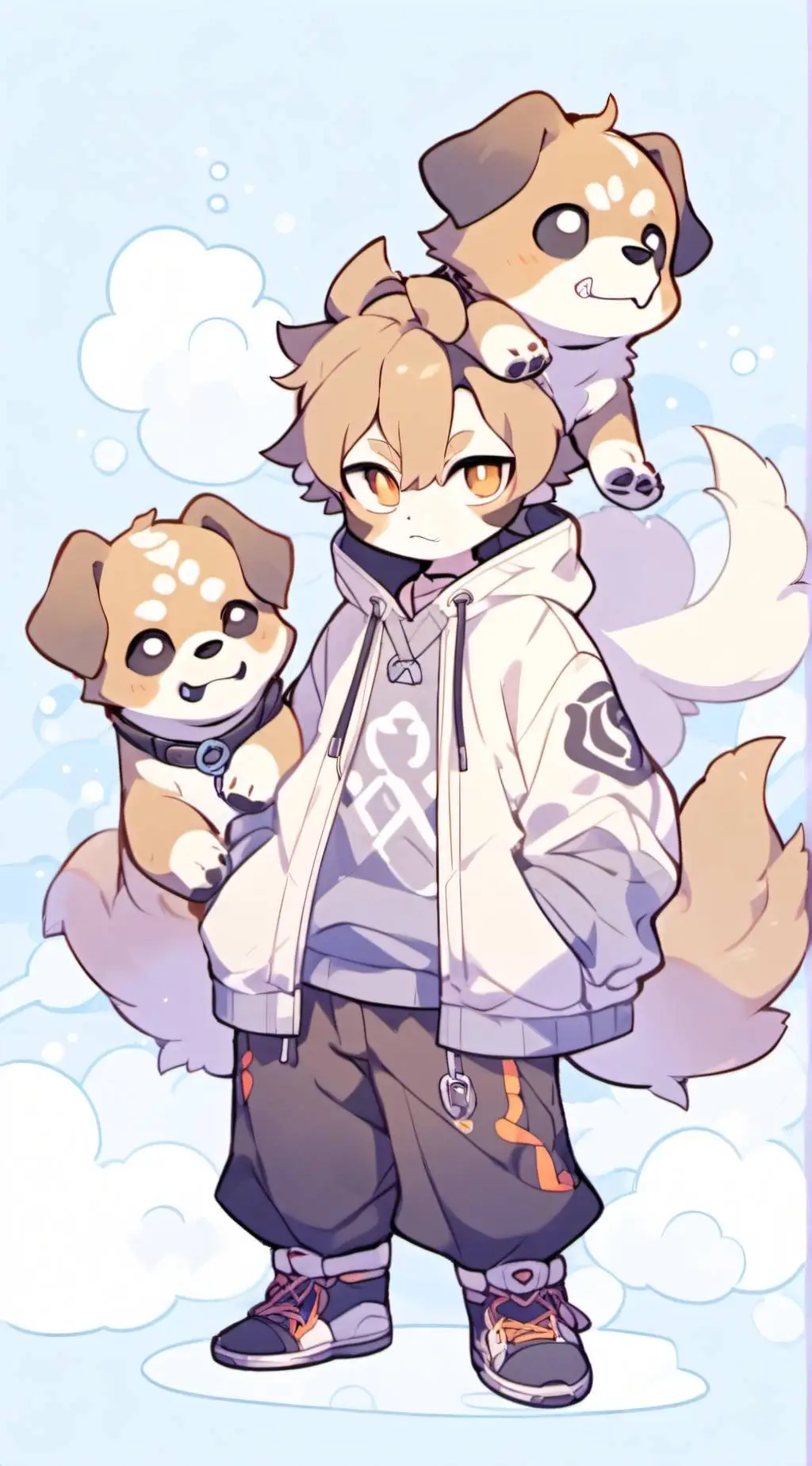 ai character: JGhost&Cerberus background