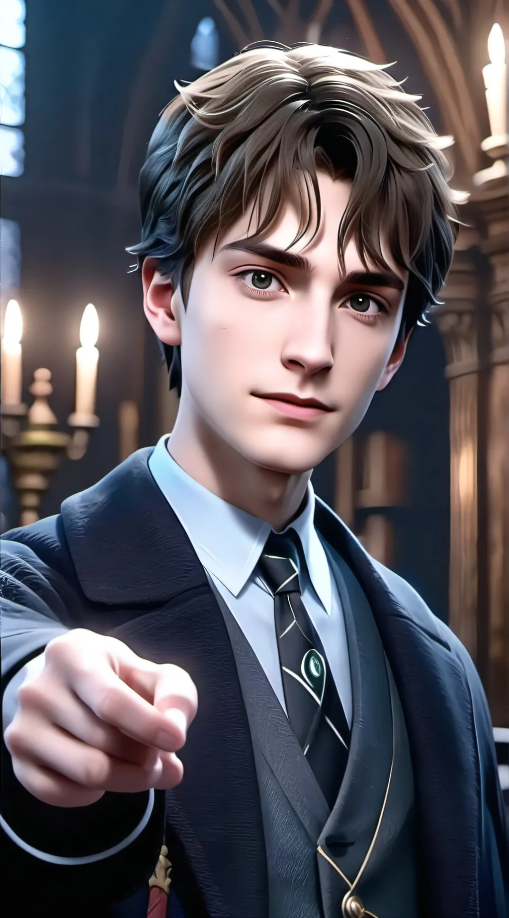 ai character: mattheo riddle background