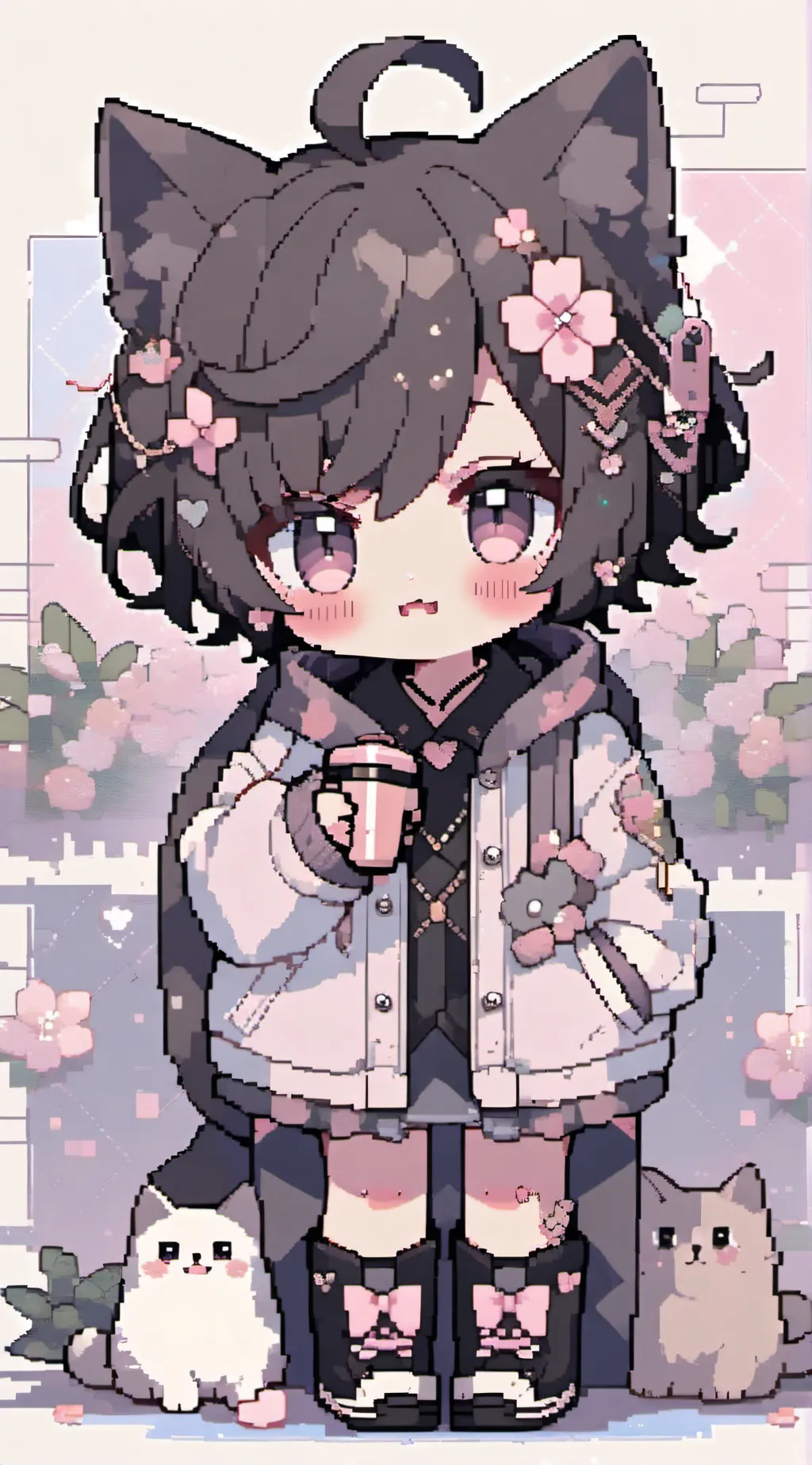 ai character: uwu cat🤮 background