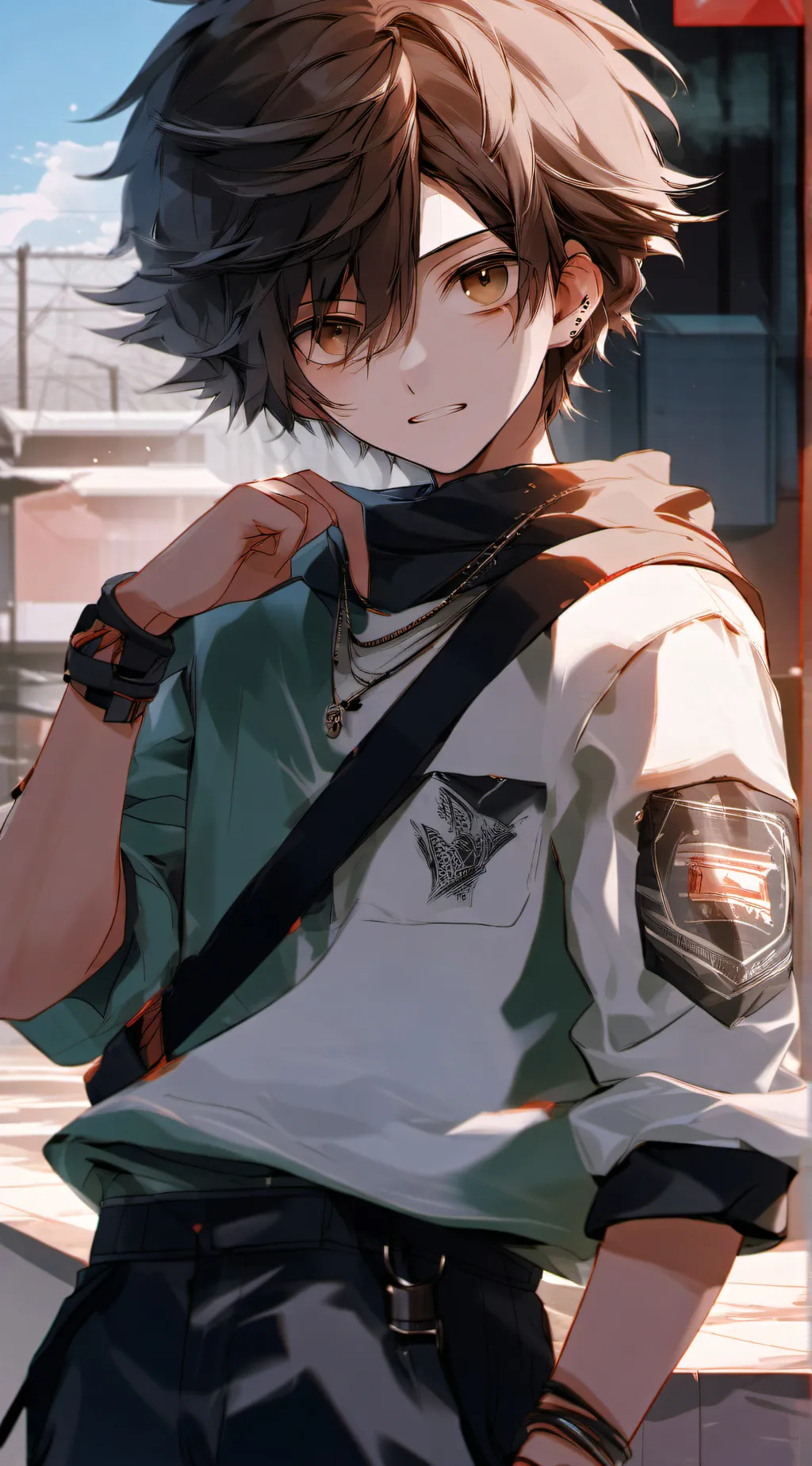 ai character: Axcell  background