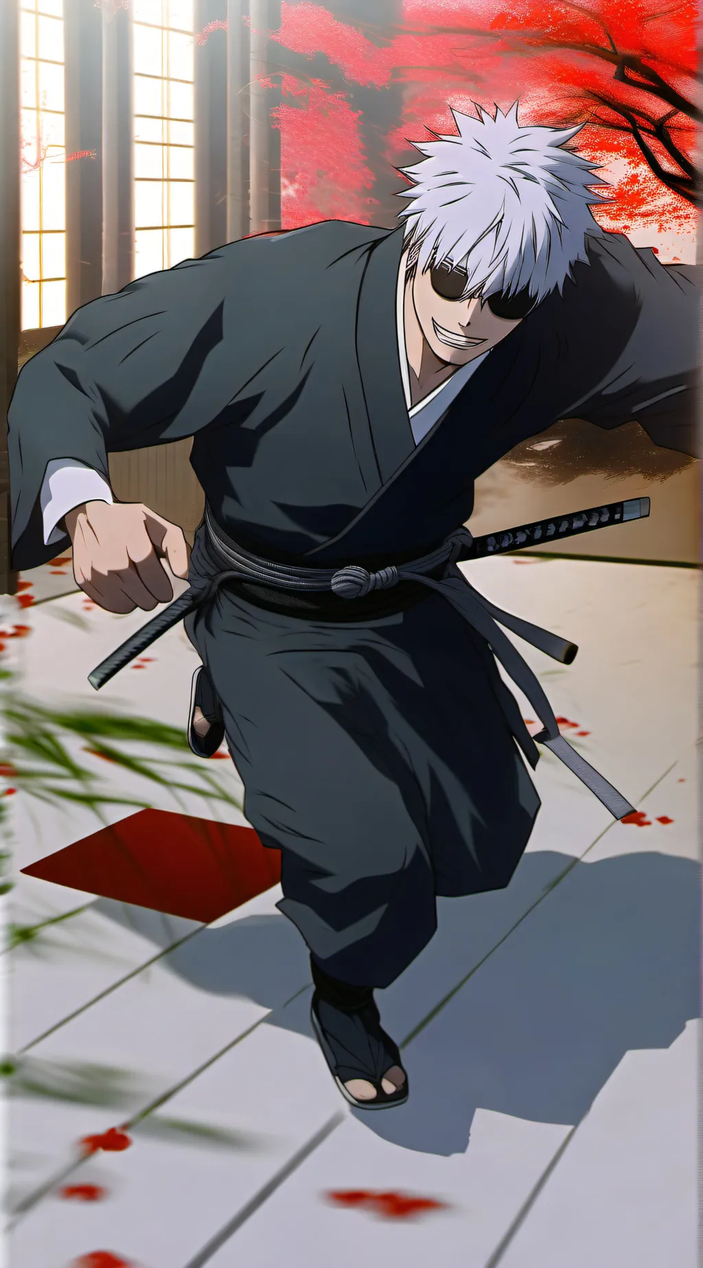 ai character: jujutsu high old background