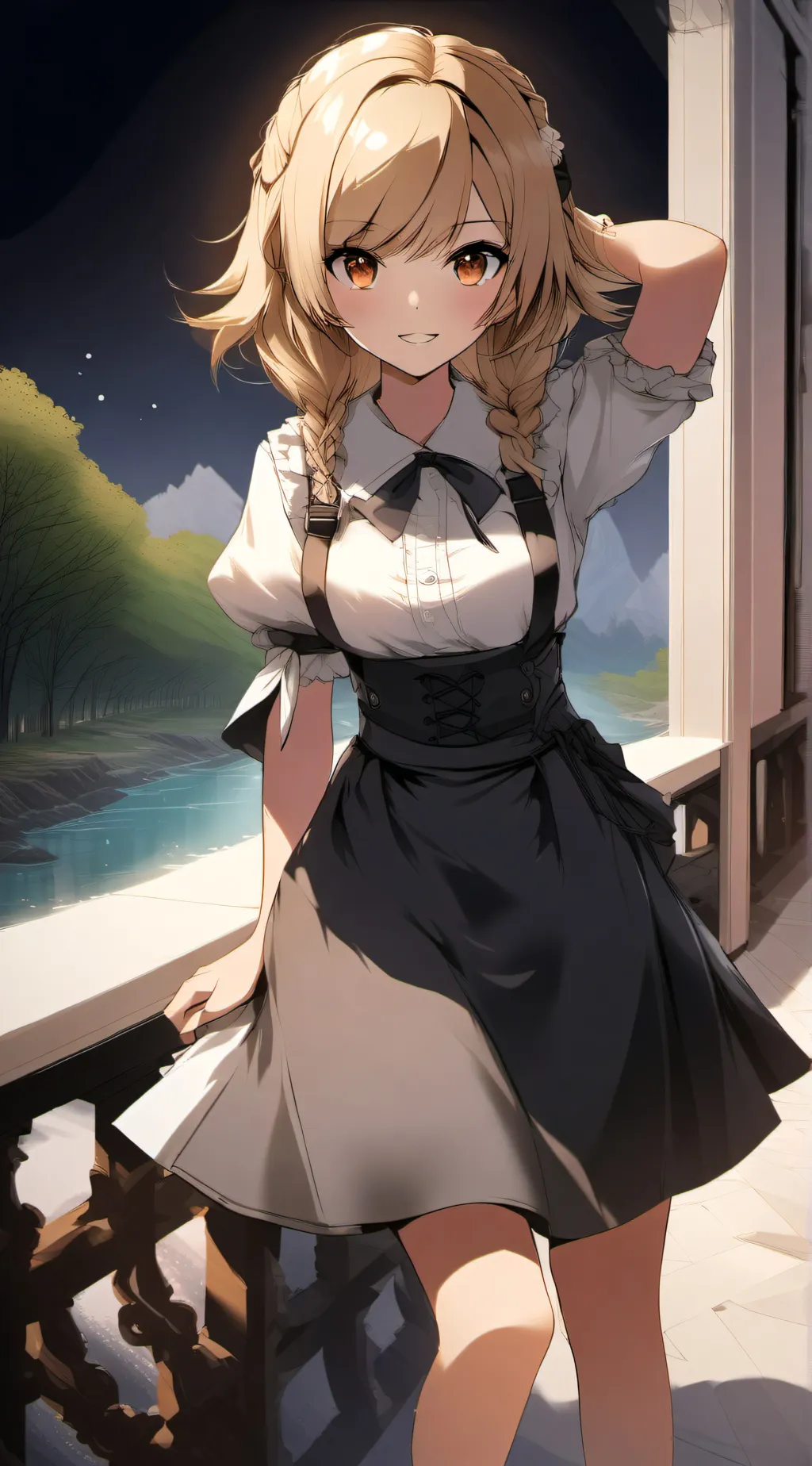 ai character: Maid Kiara background