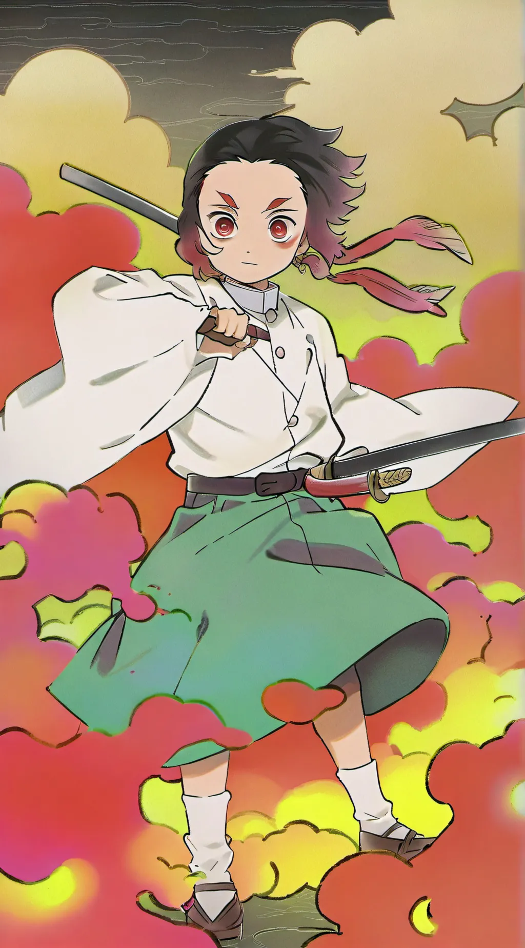 ai character: kanae  background