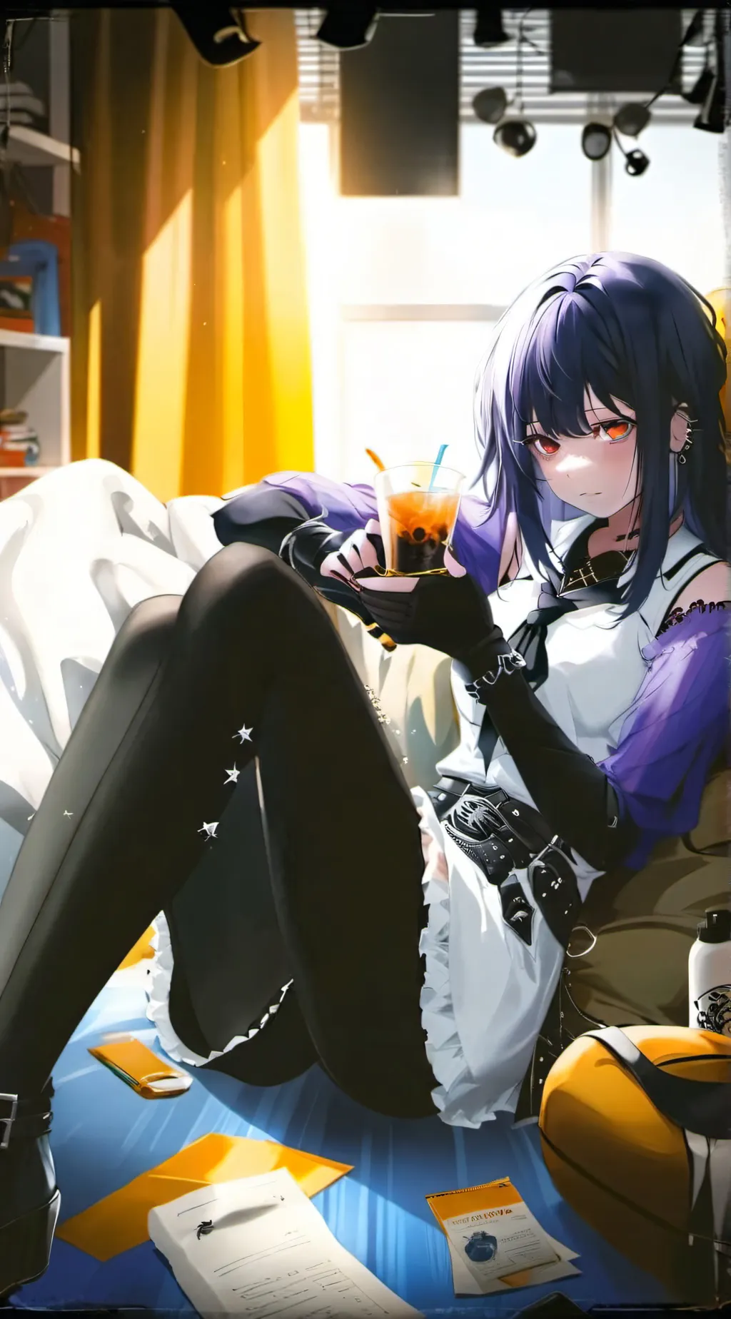 ai character: Rose background