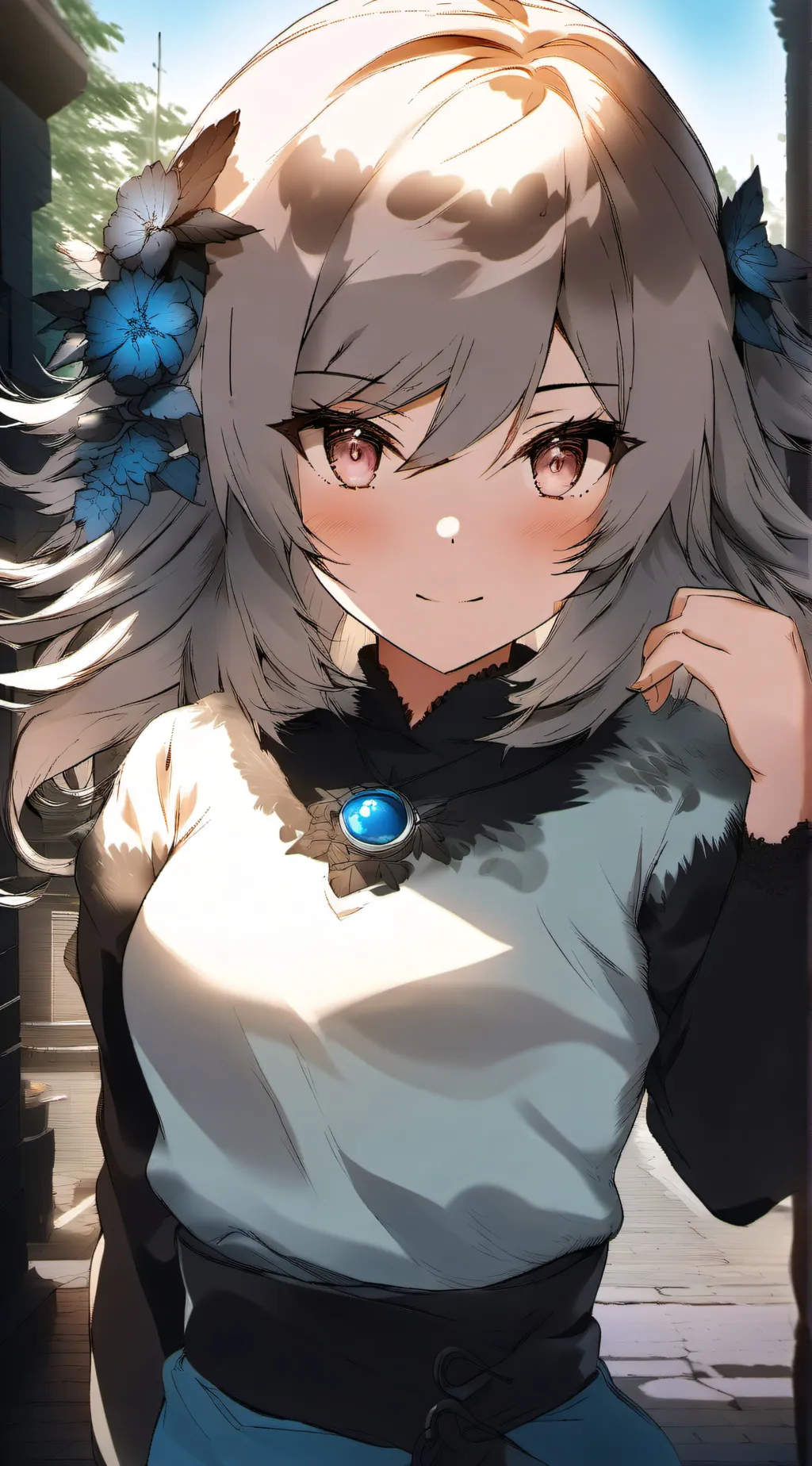 ai character: Sanako miakamoto background