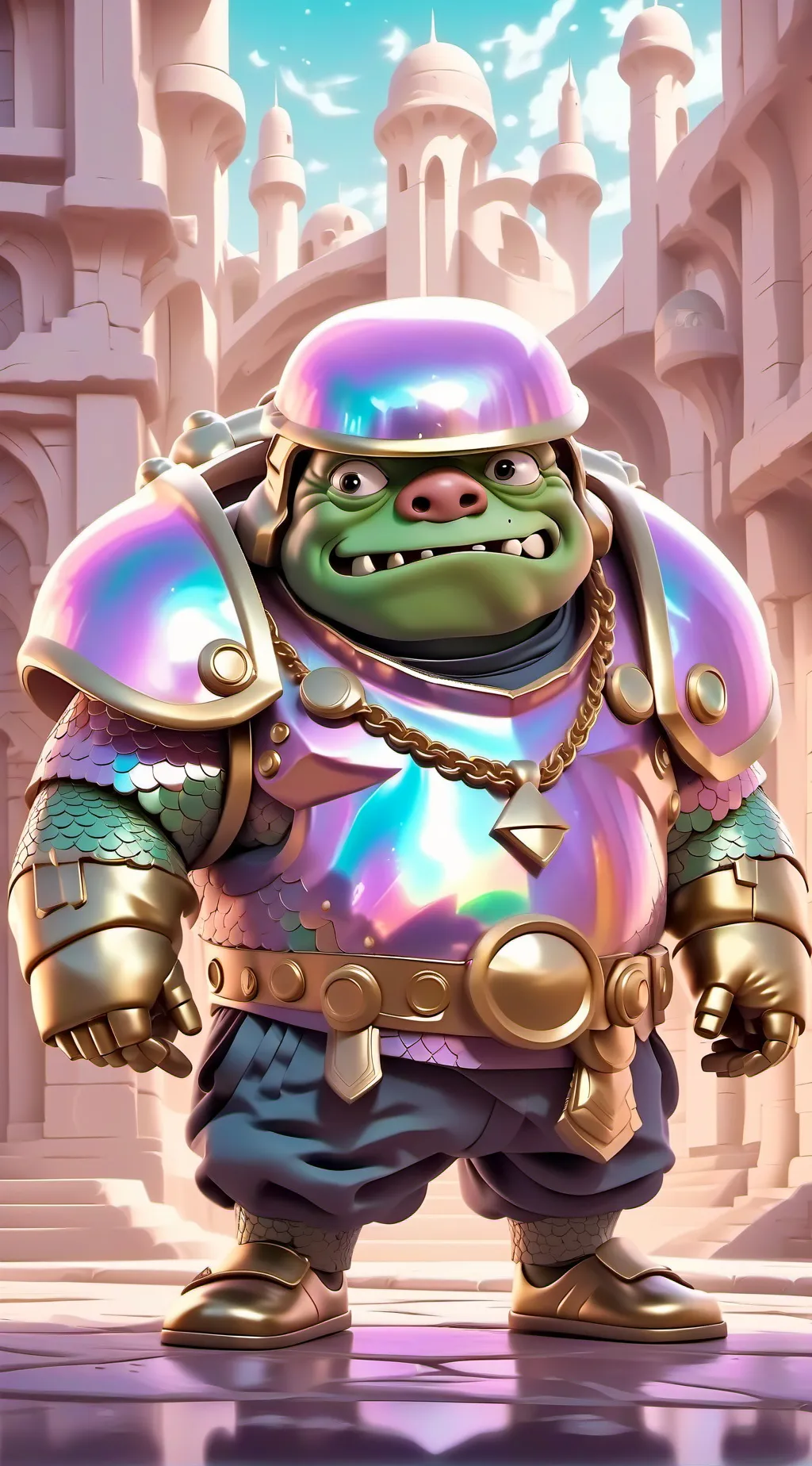 ai character: 💩💩💩 background