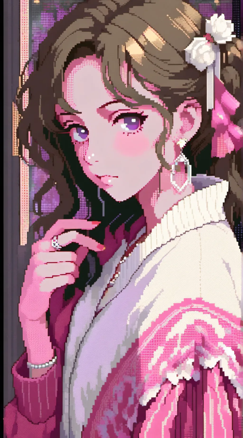 ai character: lovely  background