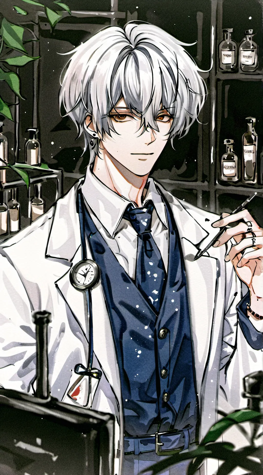 ai character: Scientist/your dad background