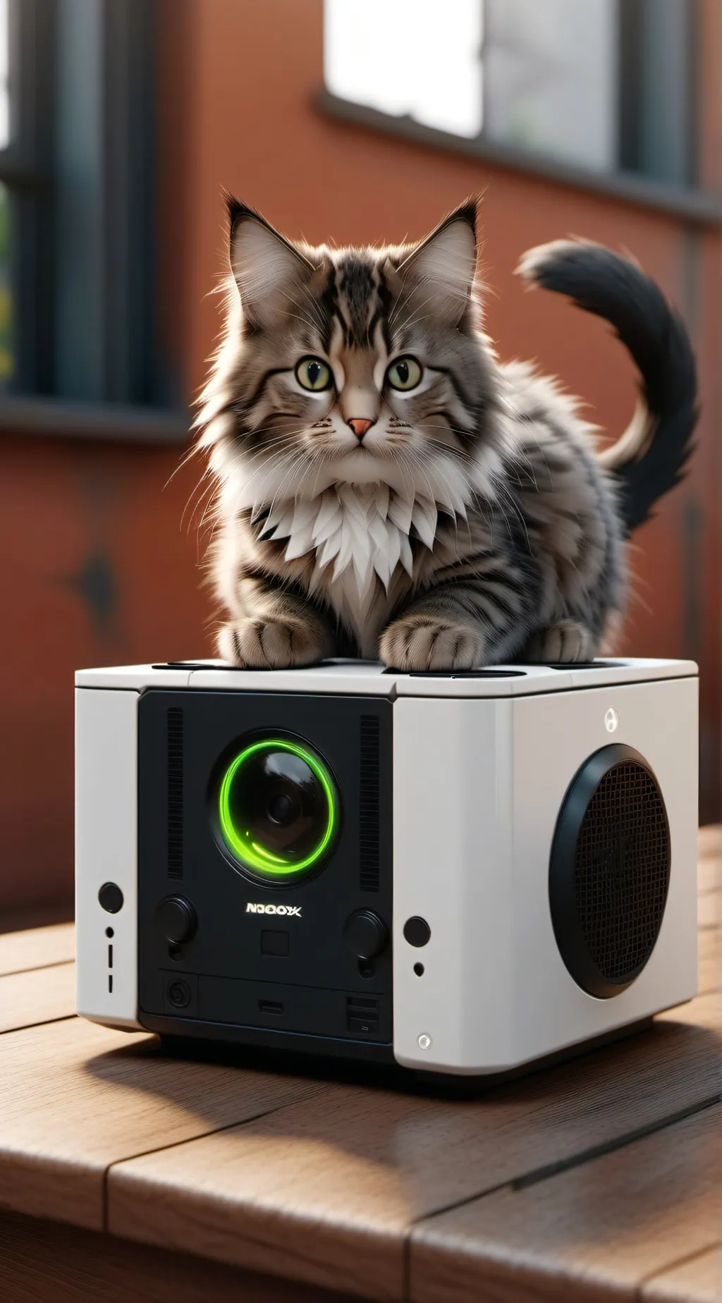ai character: meowbox 360 background