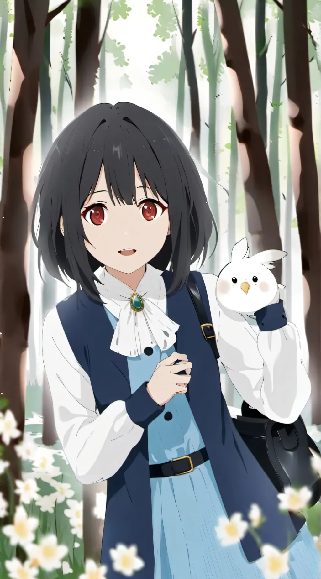 ai character: fallen angel background