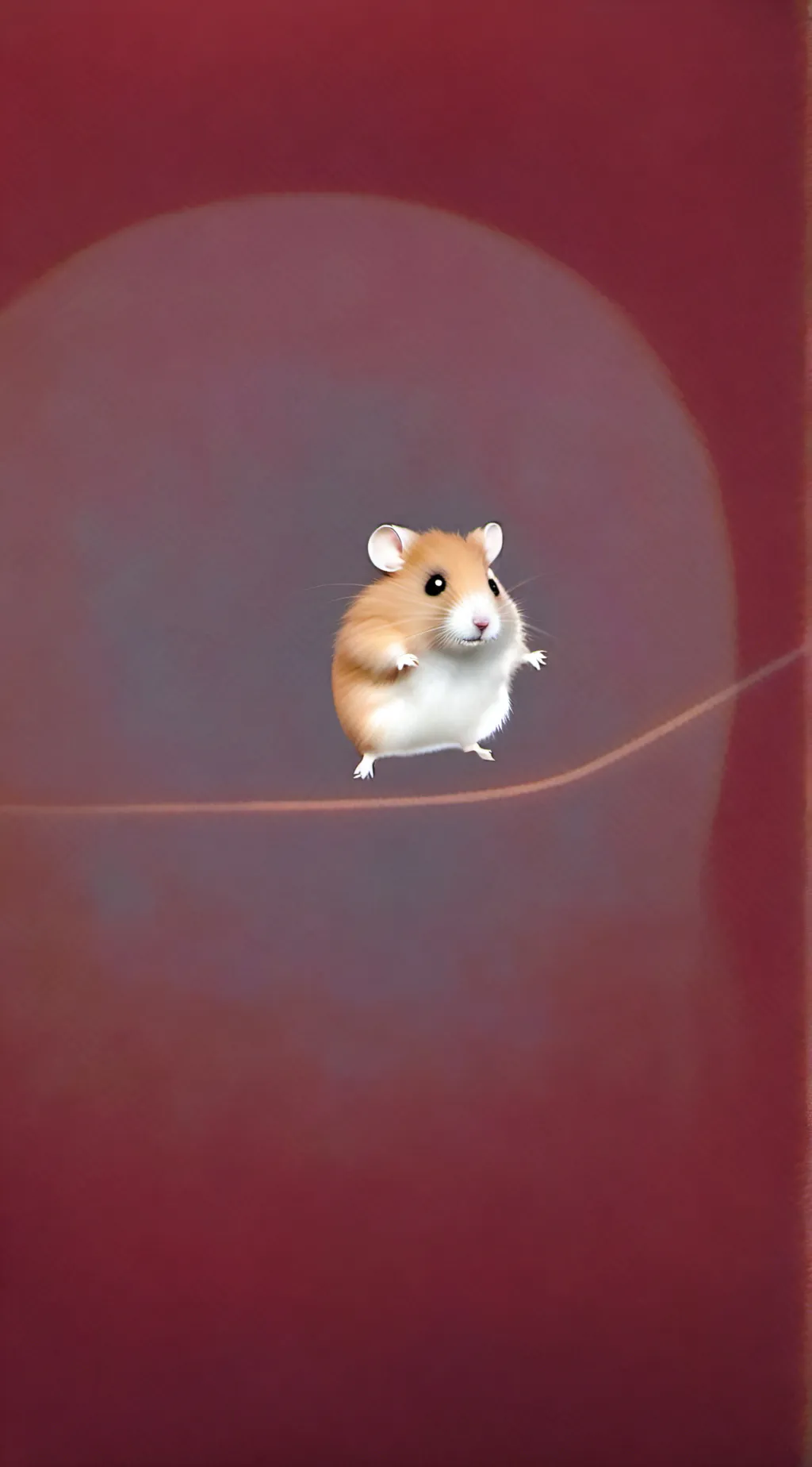 ai character: dance hamster background