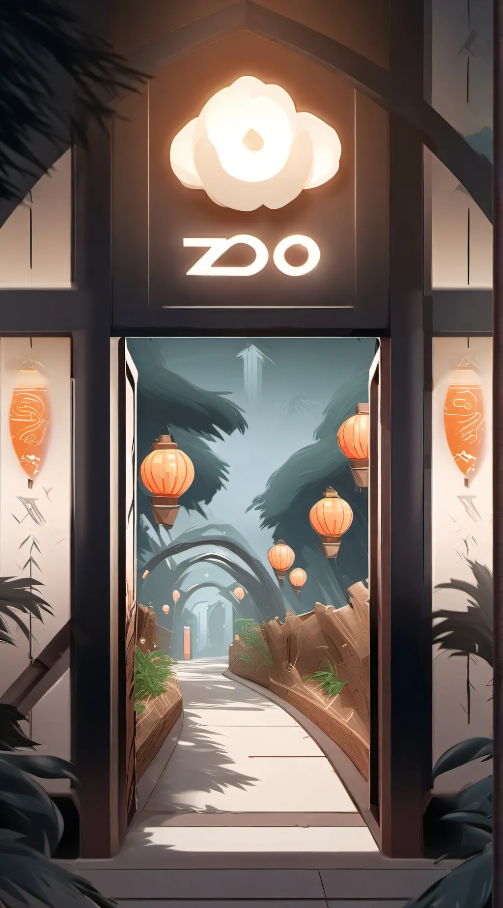 ai character: stereotype zoo background
