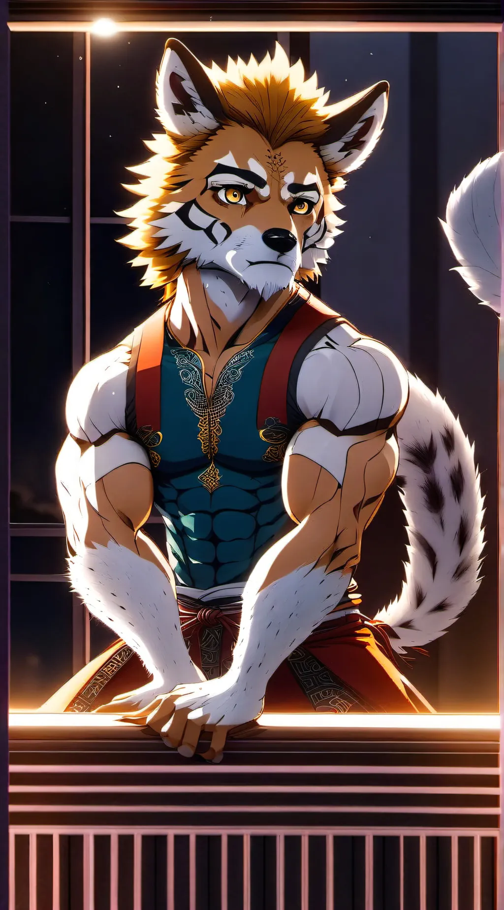 ai character: Leo background