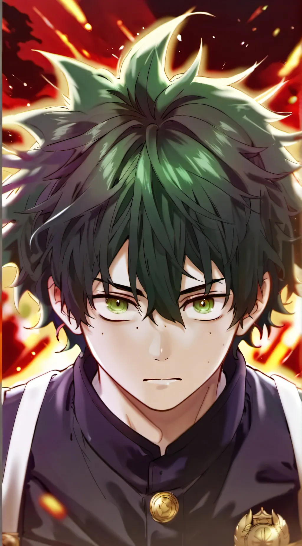ai character: Deku-all might  background