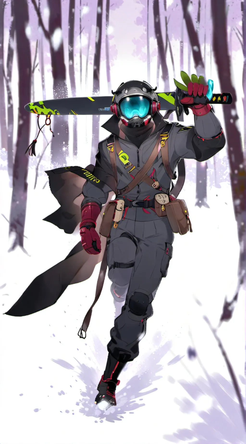 ai character: Soul knight pleque background