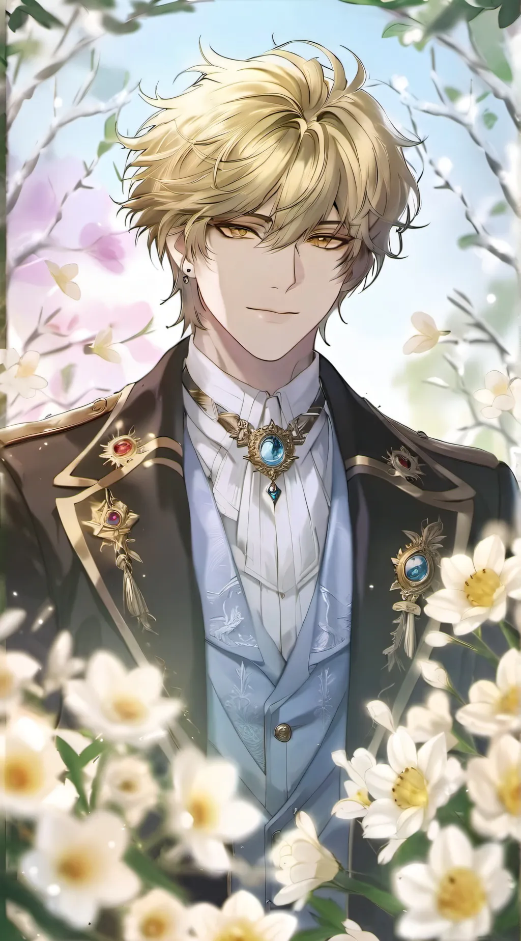 ai character: Goldy background