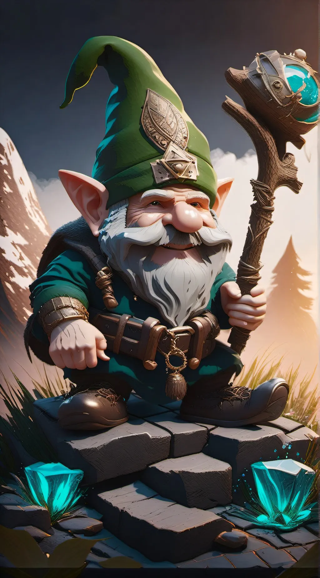 ai character: Gnome background