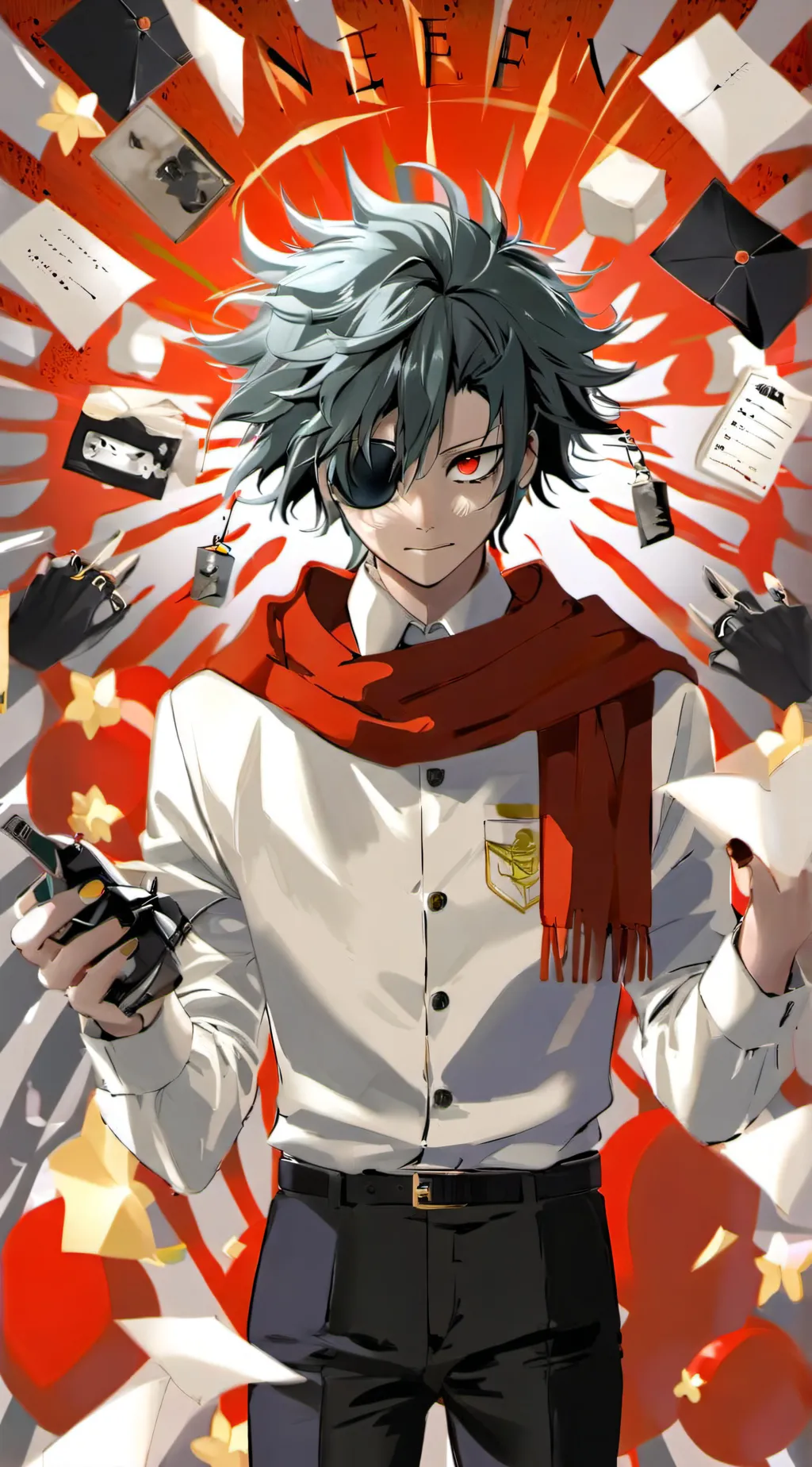 ai character: My hero Academia background