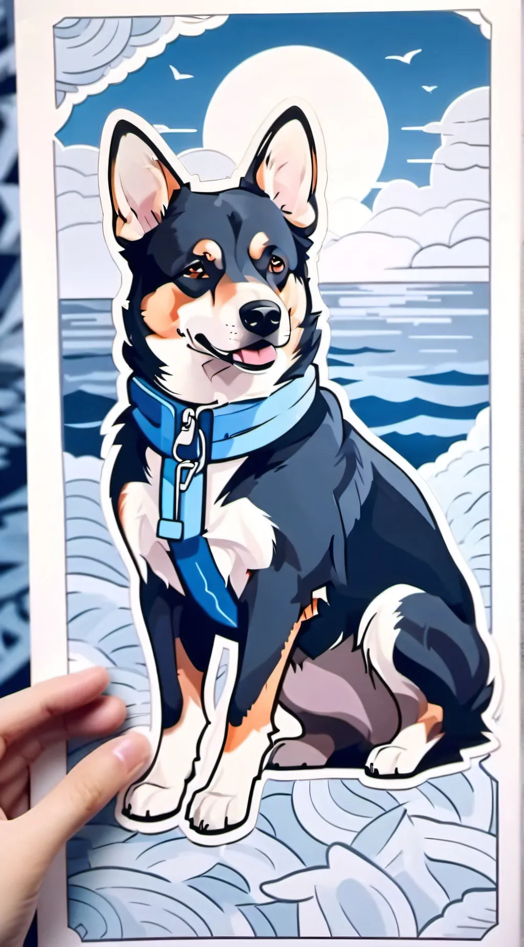 ai character: Your dog  background