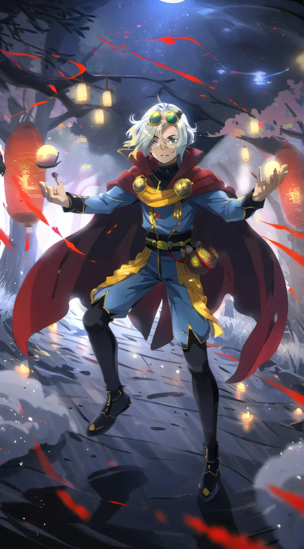 ai character: Pax  background