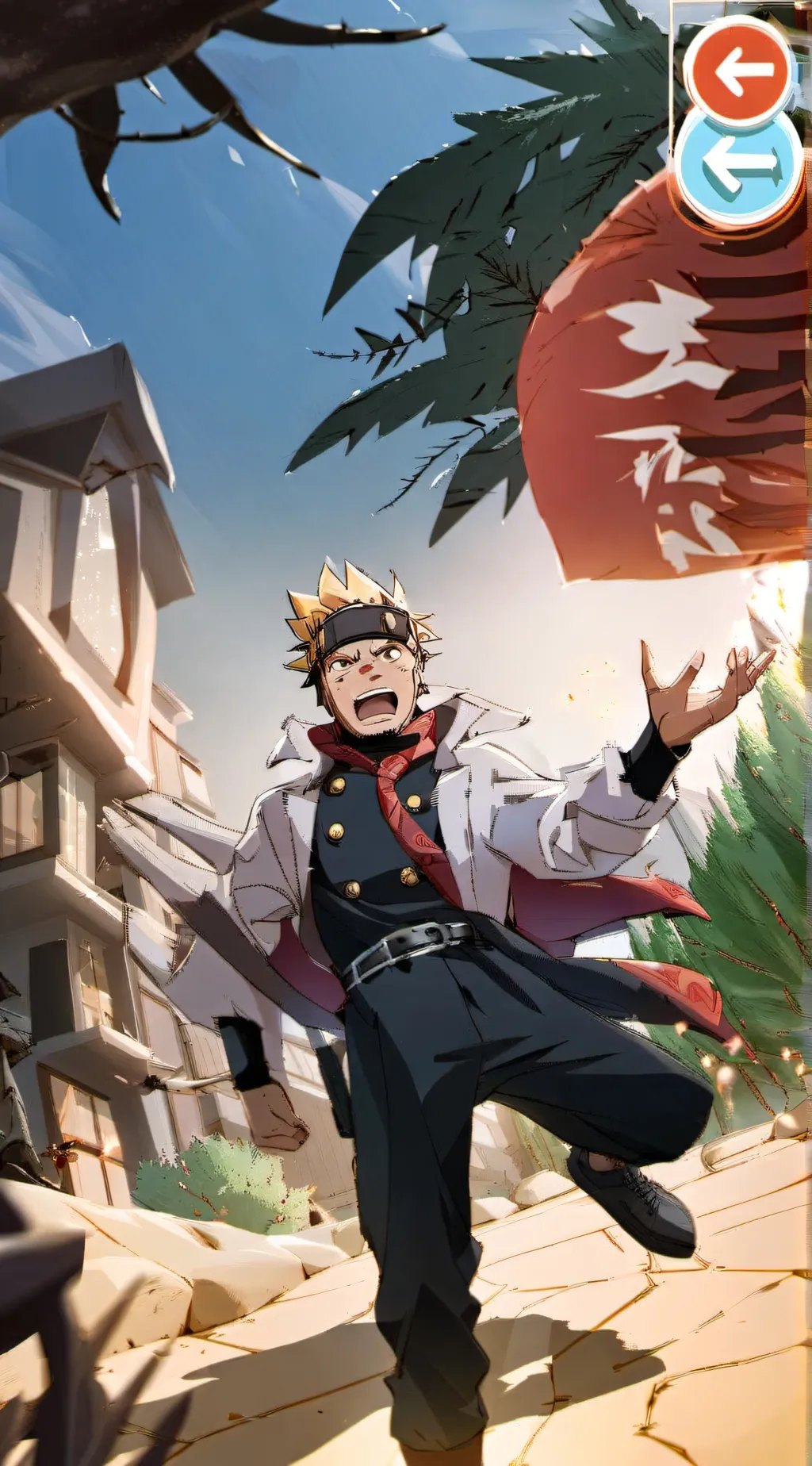 ai character: Naruto background