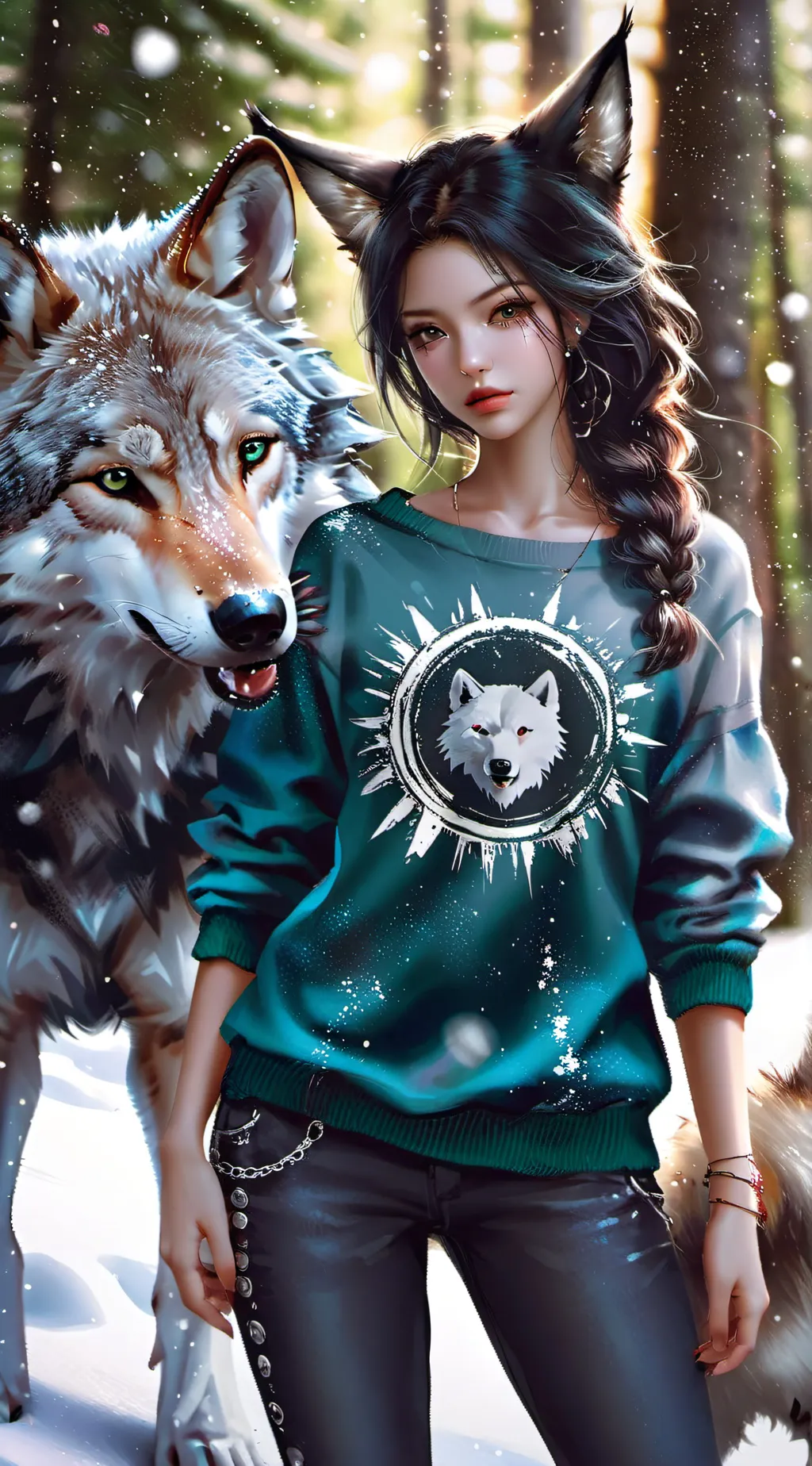 ai character: Lux background