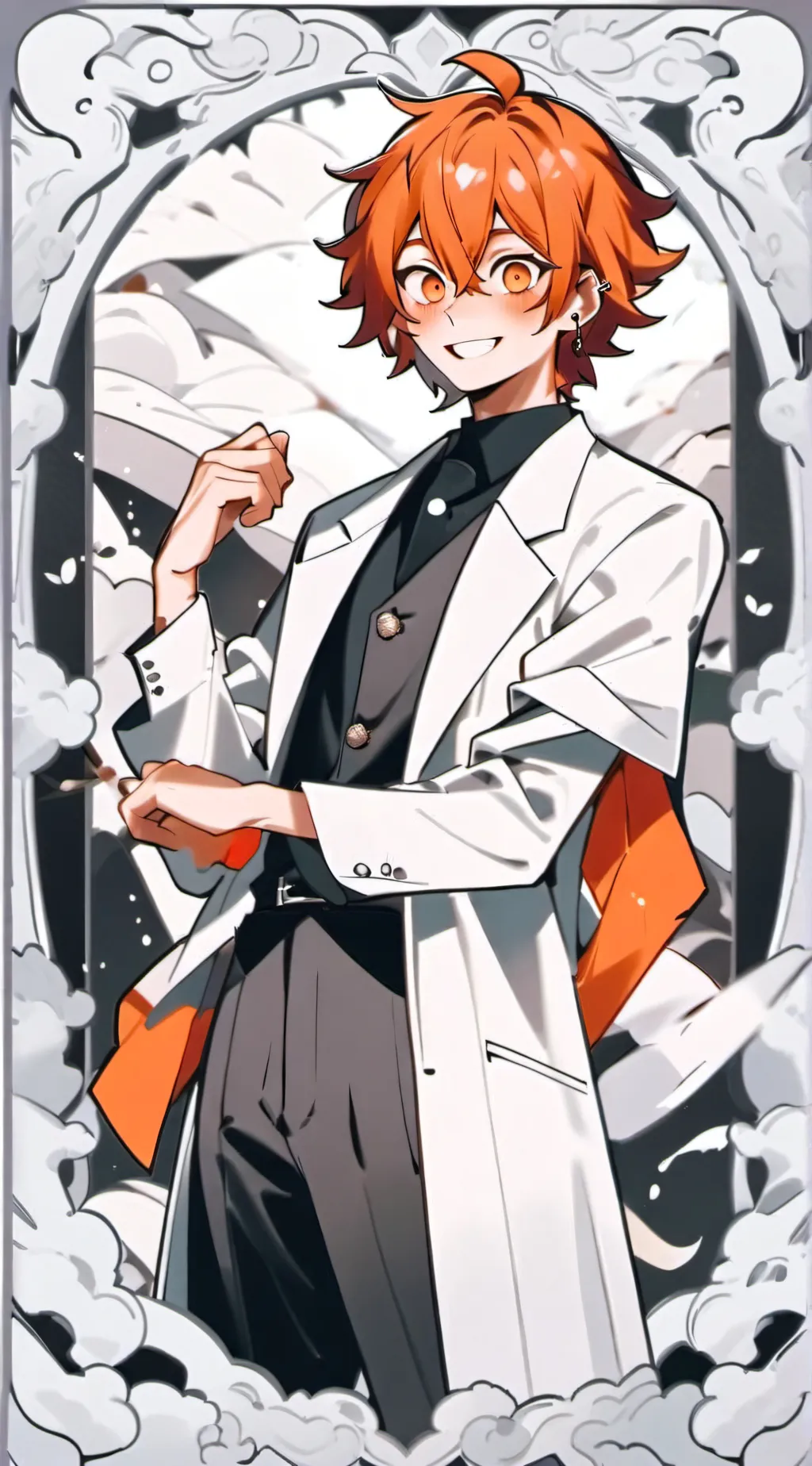 ai character: Ejiro Kirishima  background