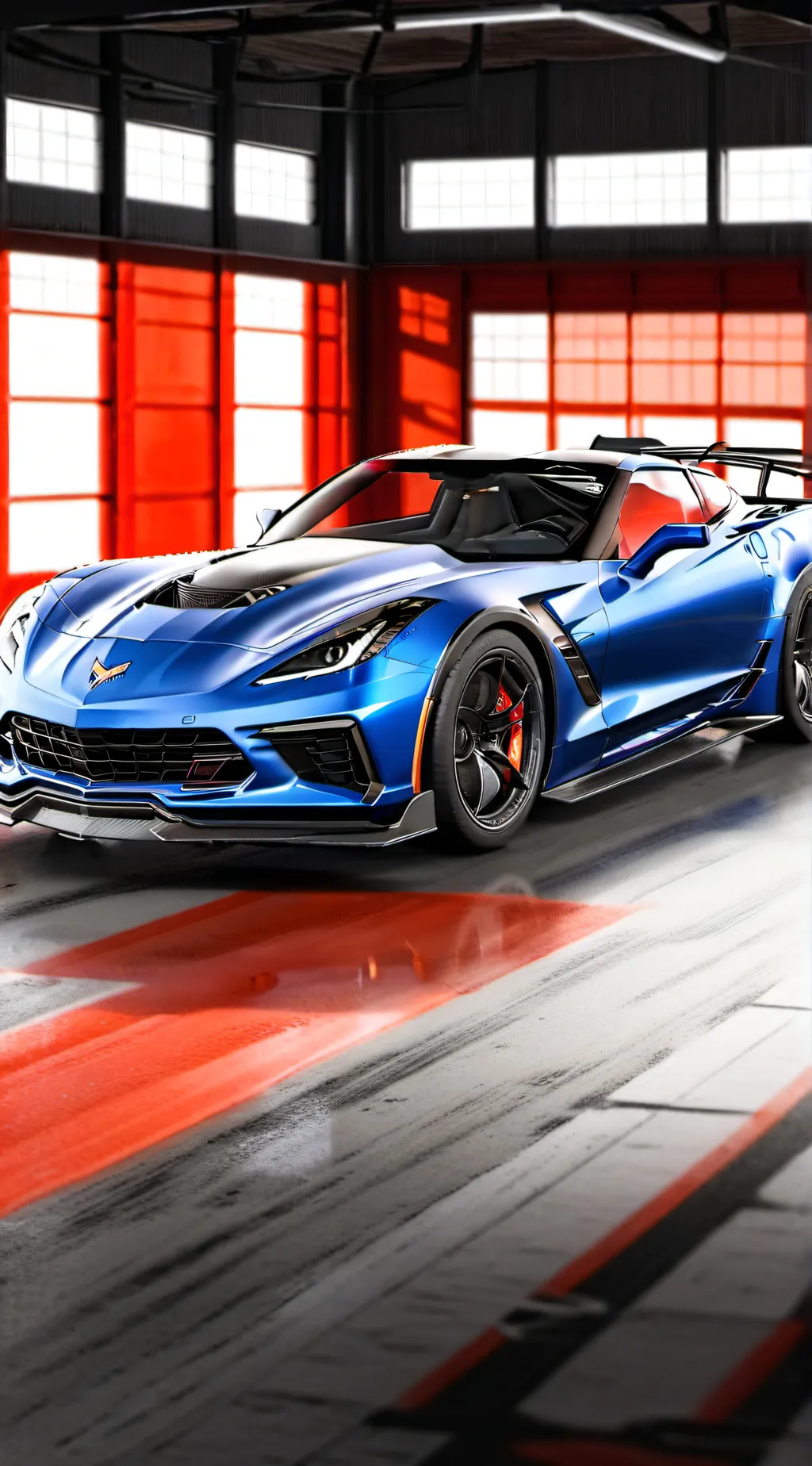 ai character: Corvette C7 ZR1 background