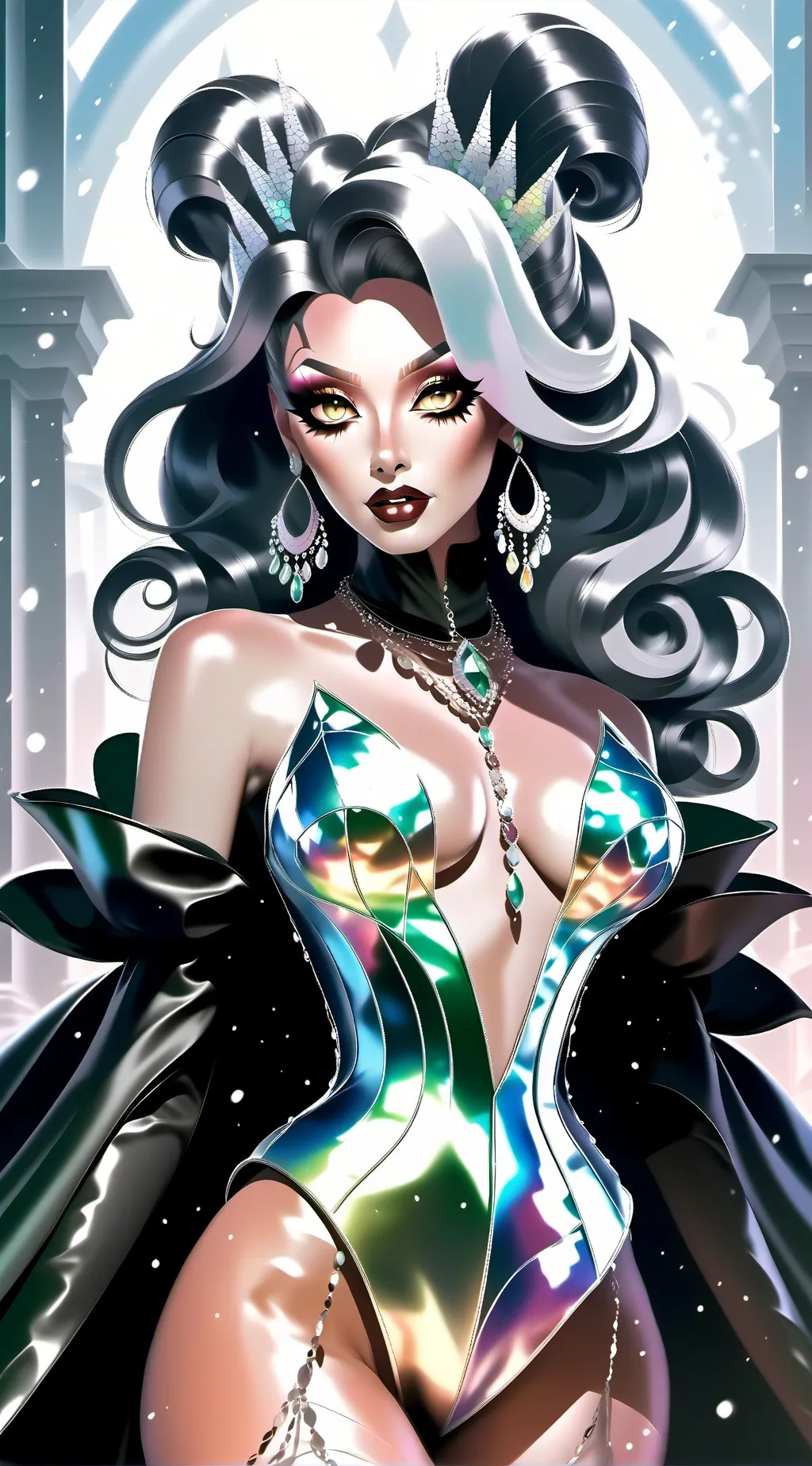 ai character: Venus Vapour background