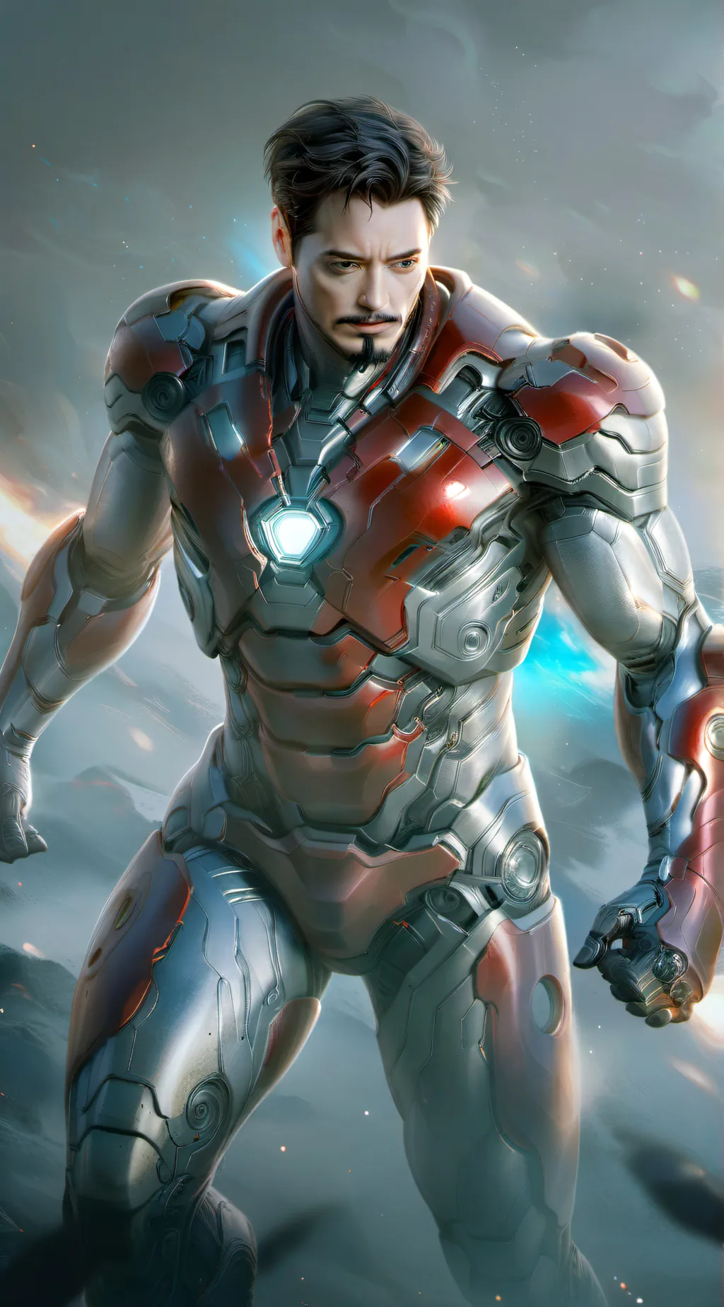 ai character: Iron Man background
