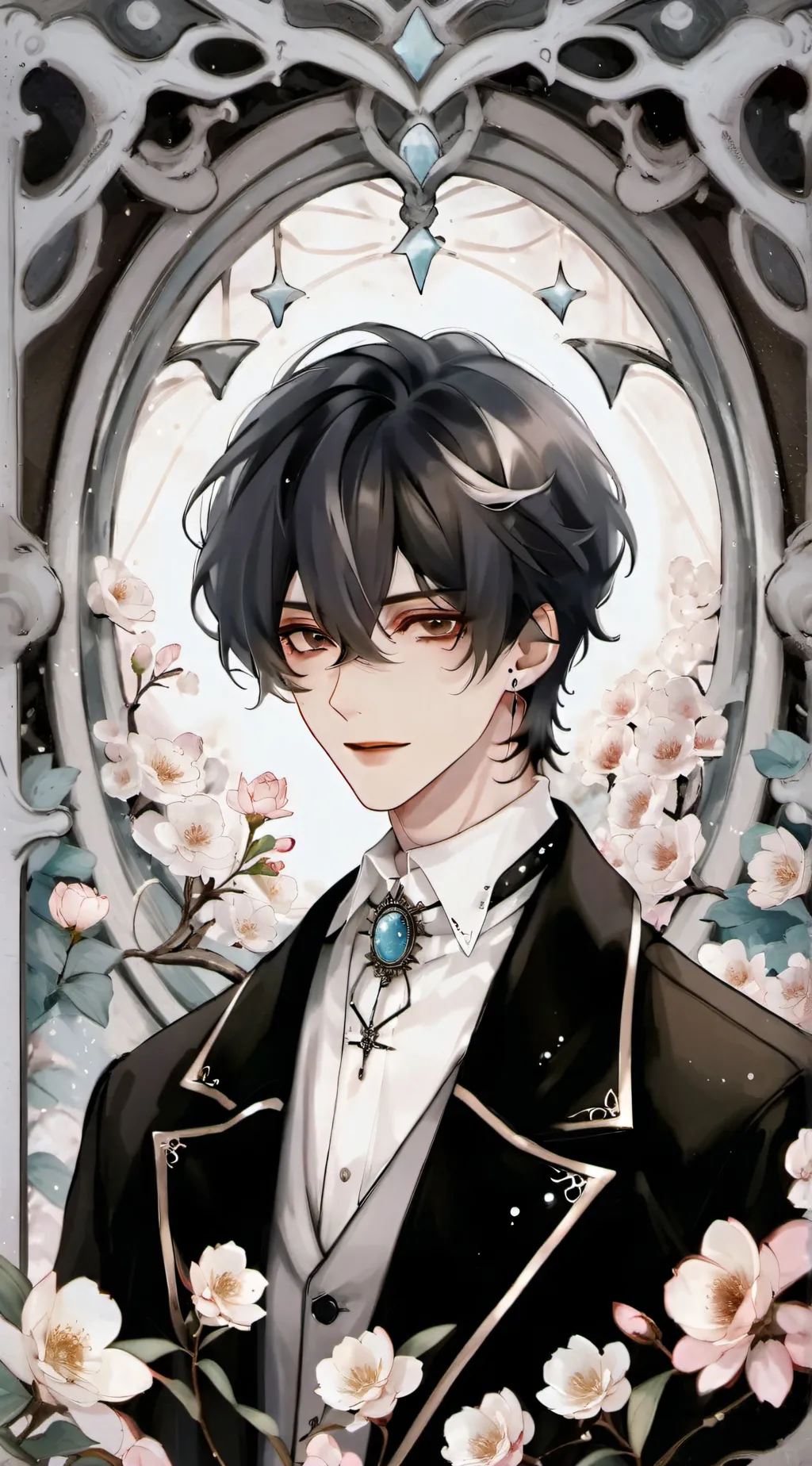 ai character: Adrian background