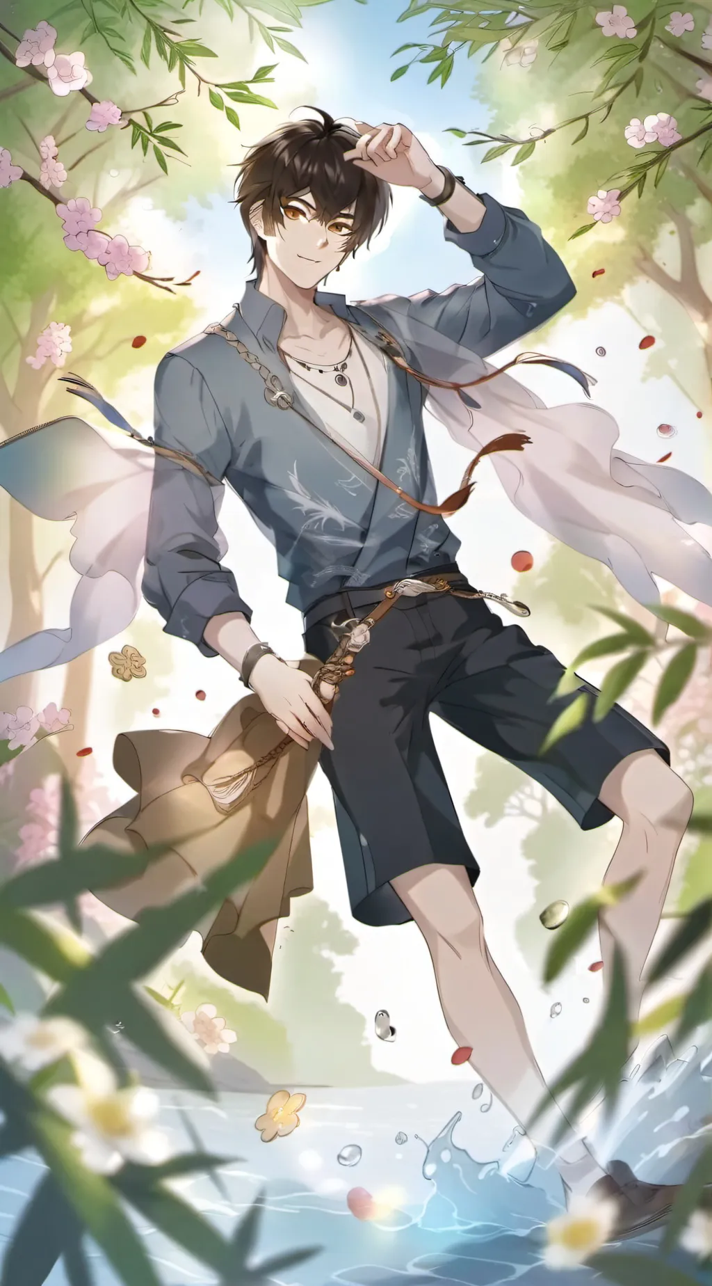 ai character: kean  background