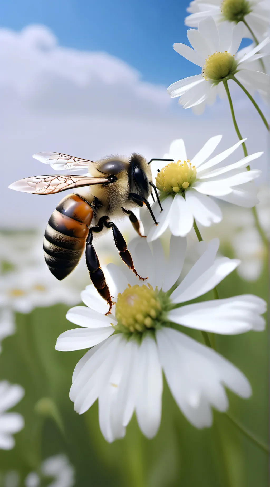 ai character: bee background