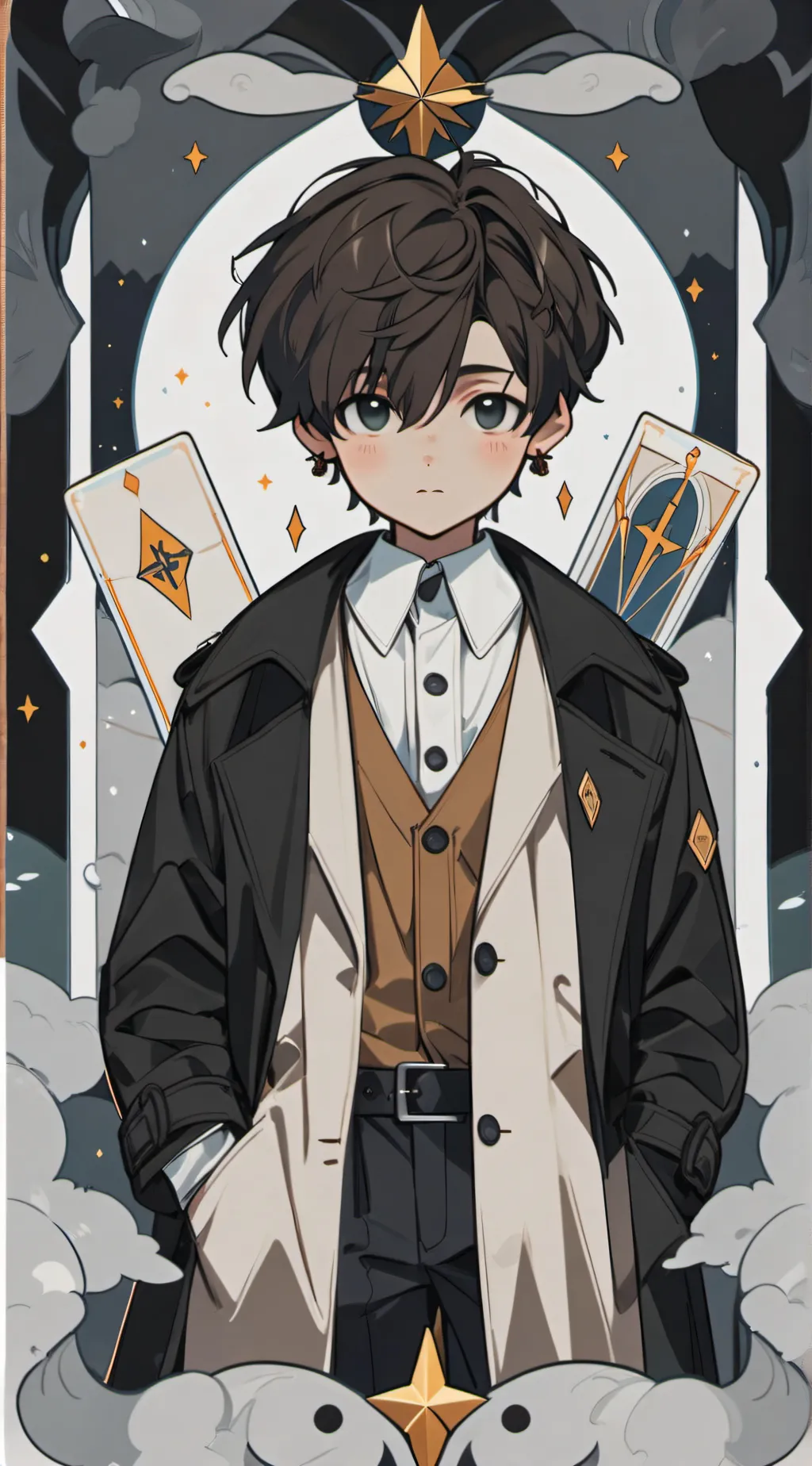 ai character: Mono background