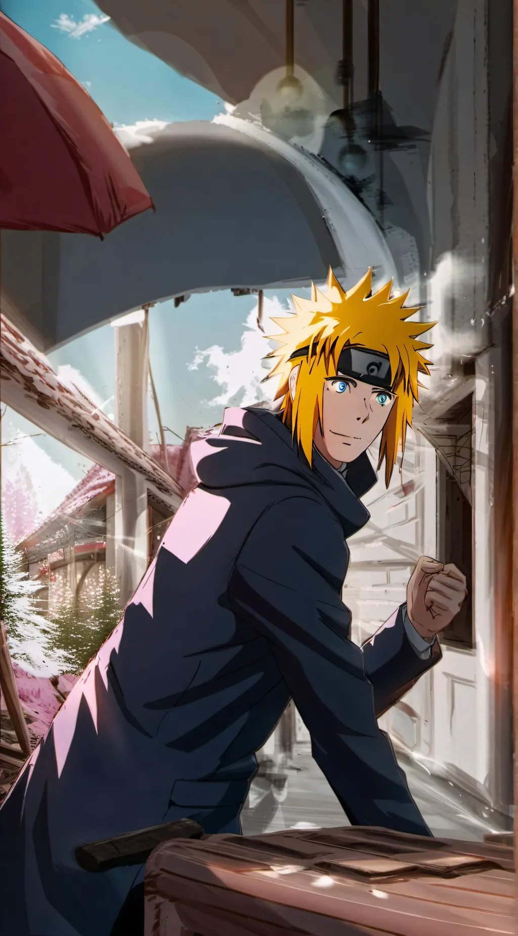 ai character: Minato background
